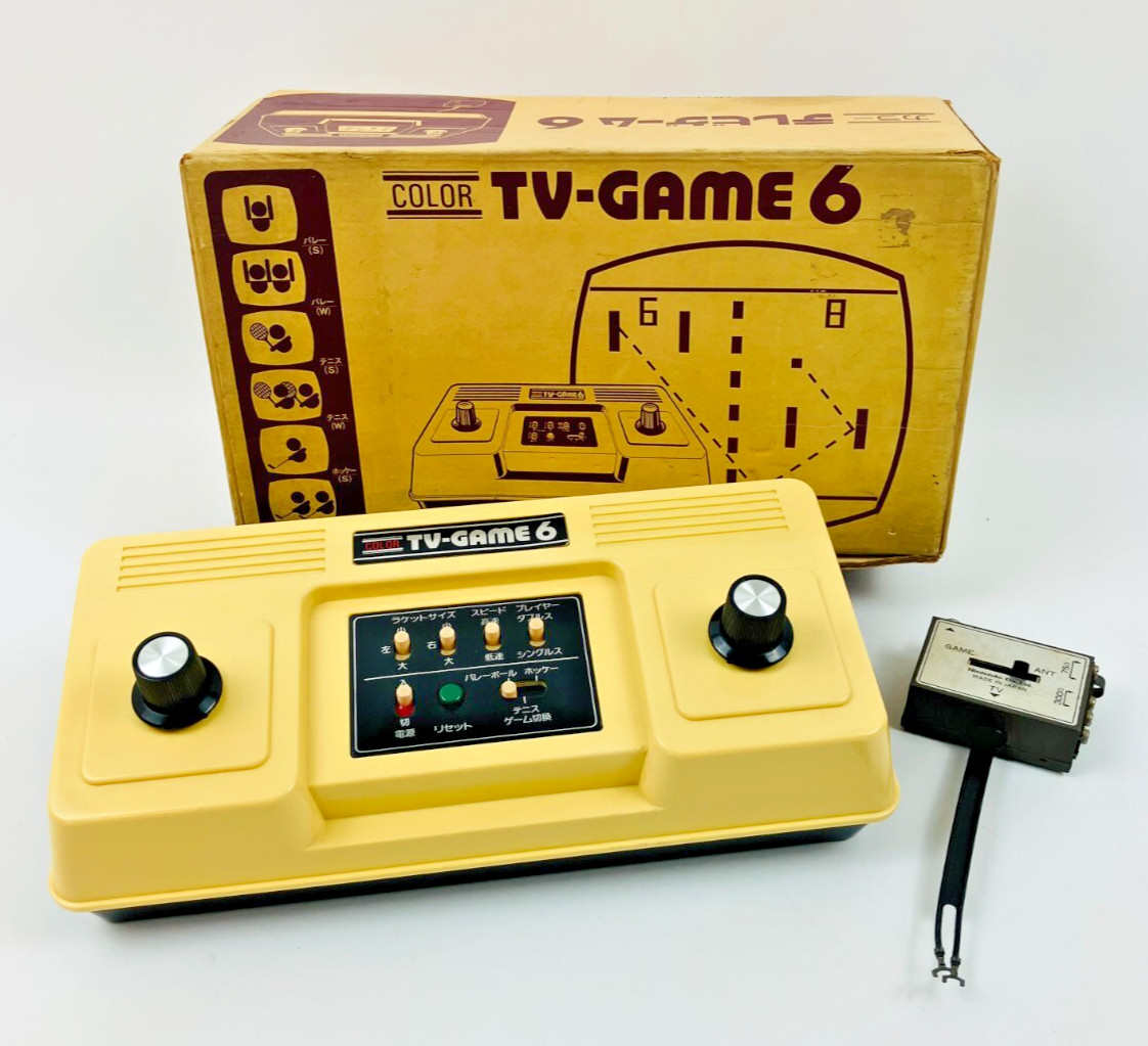 COLOR TV GAME 6 Console Boxed CTG-6S Nintendo Tested System No Manual