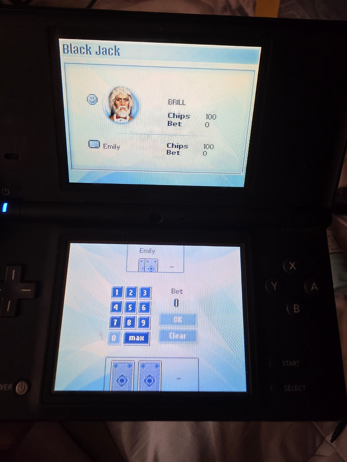 Nintendo DSi Matte Black Handheld Game Console w/ Charger DS Camera