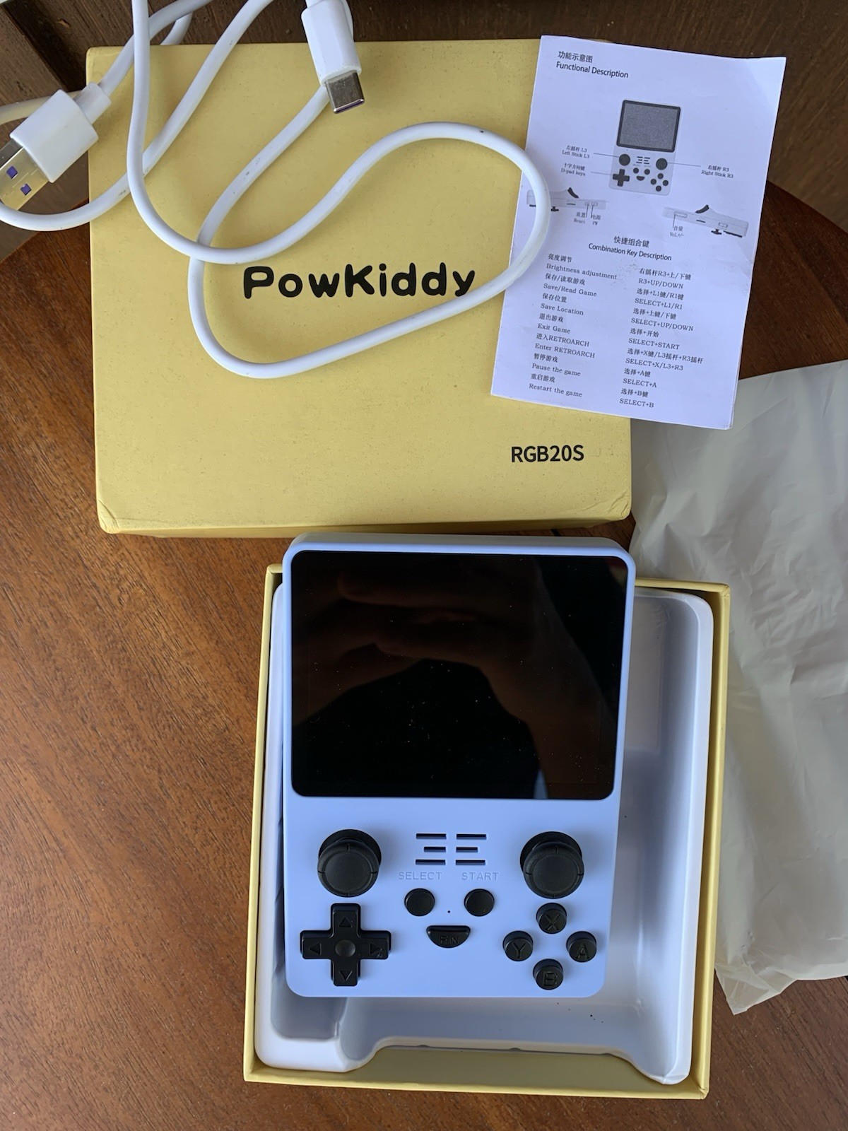 Powkiddy RGB20S Handheld Game Console