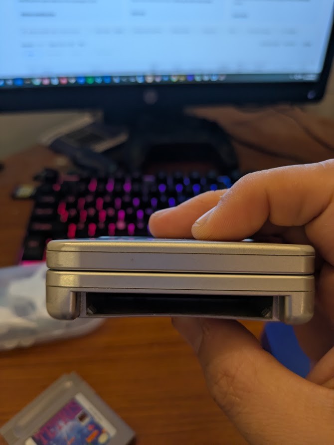 Nintendo Game Boy Advance SP Handheld System – Silver