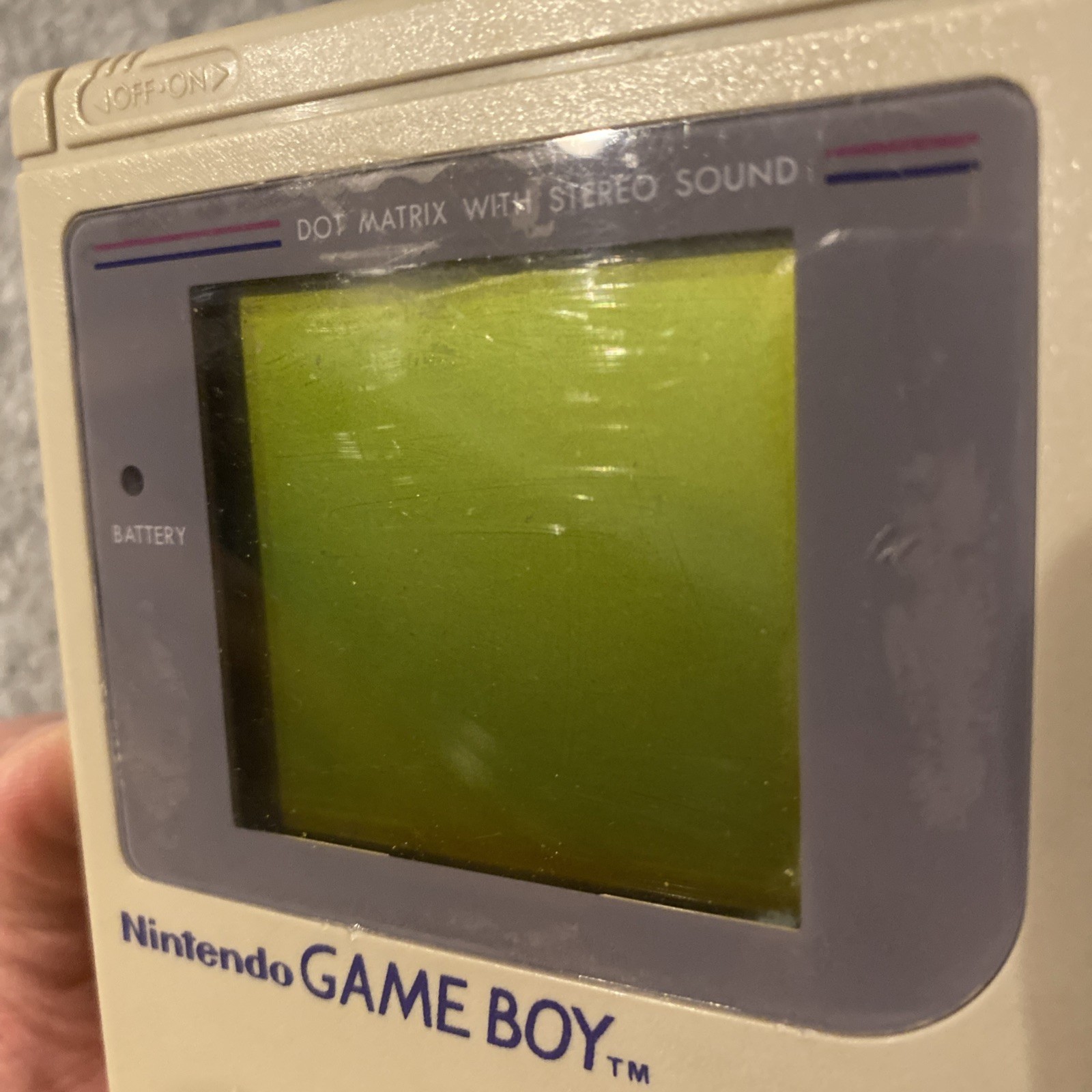 Nintendo Game Boy Launch Edition Handheld System – Gray – Tested, CIB
