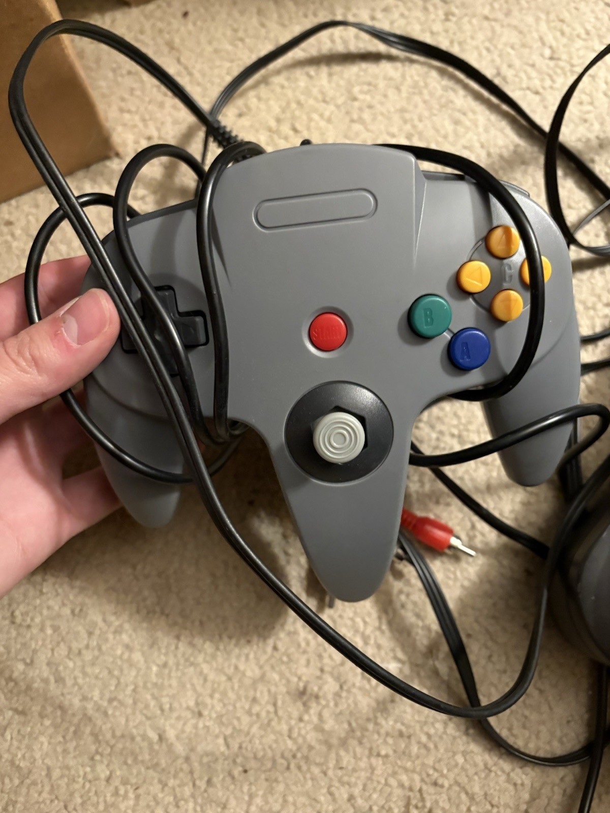 Nintendo 64 Console (NUS-001 JPN) w/ Accessories Controllers Cables Tested