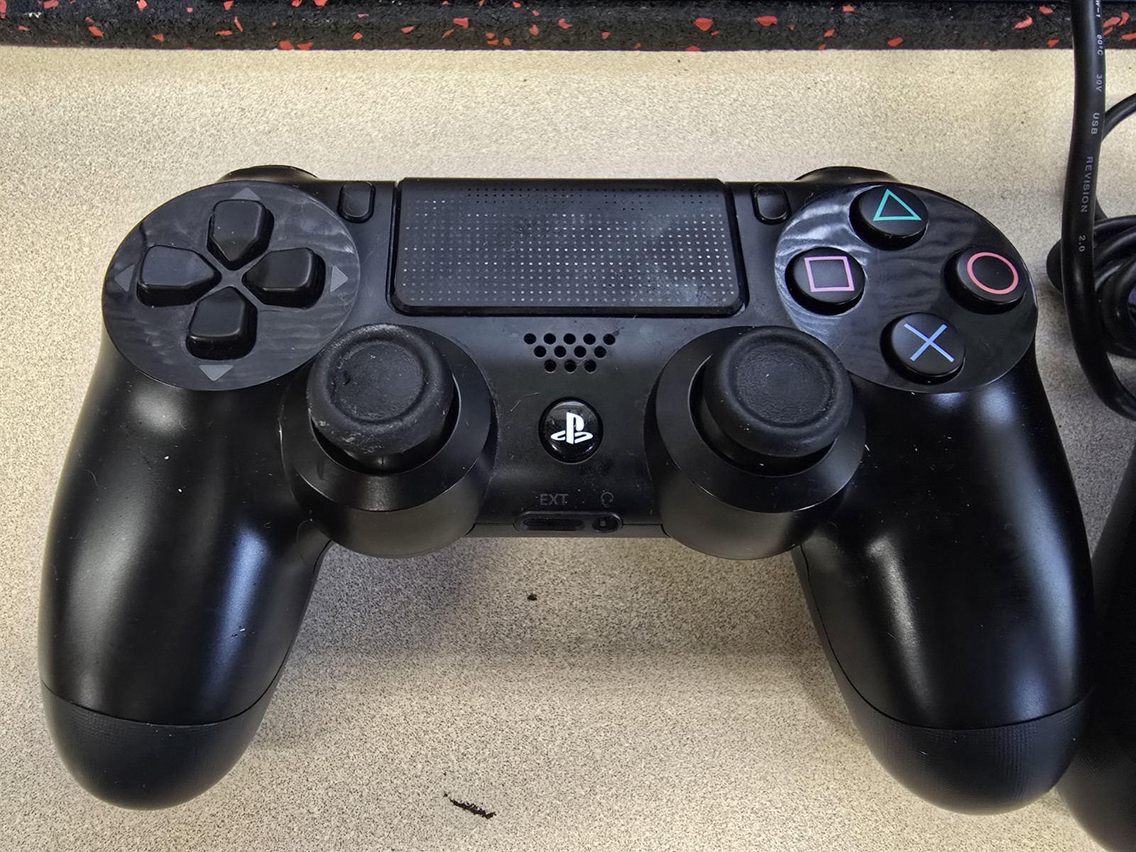 Sony PlayStation 4 500GB Jet Black Console + 2 Controllers & Original Box PS4