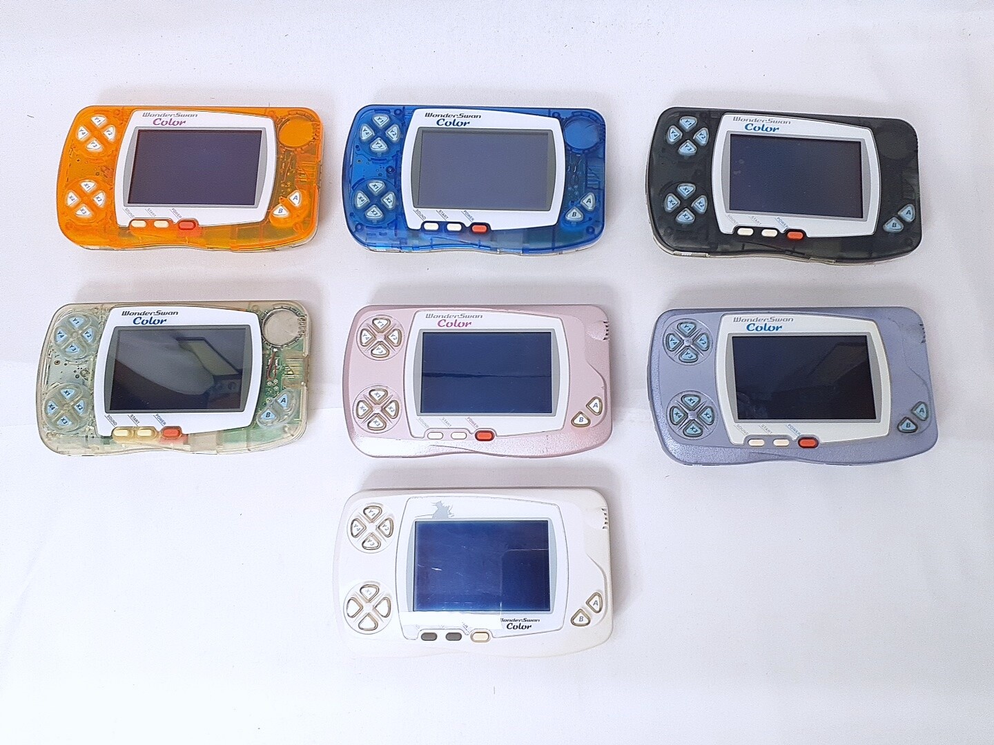 Wonder Swan Color Console WonderSwan Select Color Blue Orange Black Tested