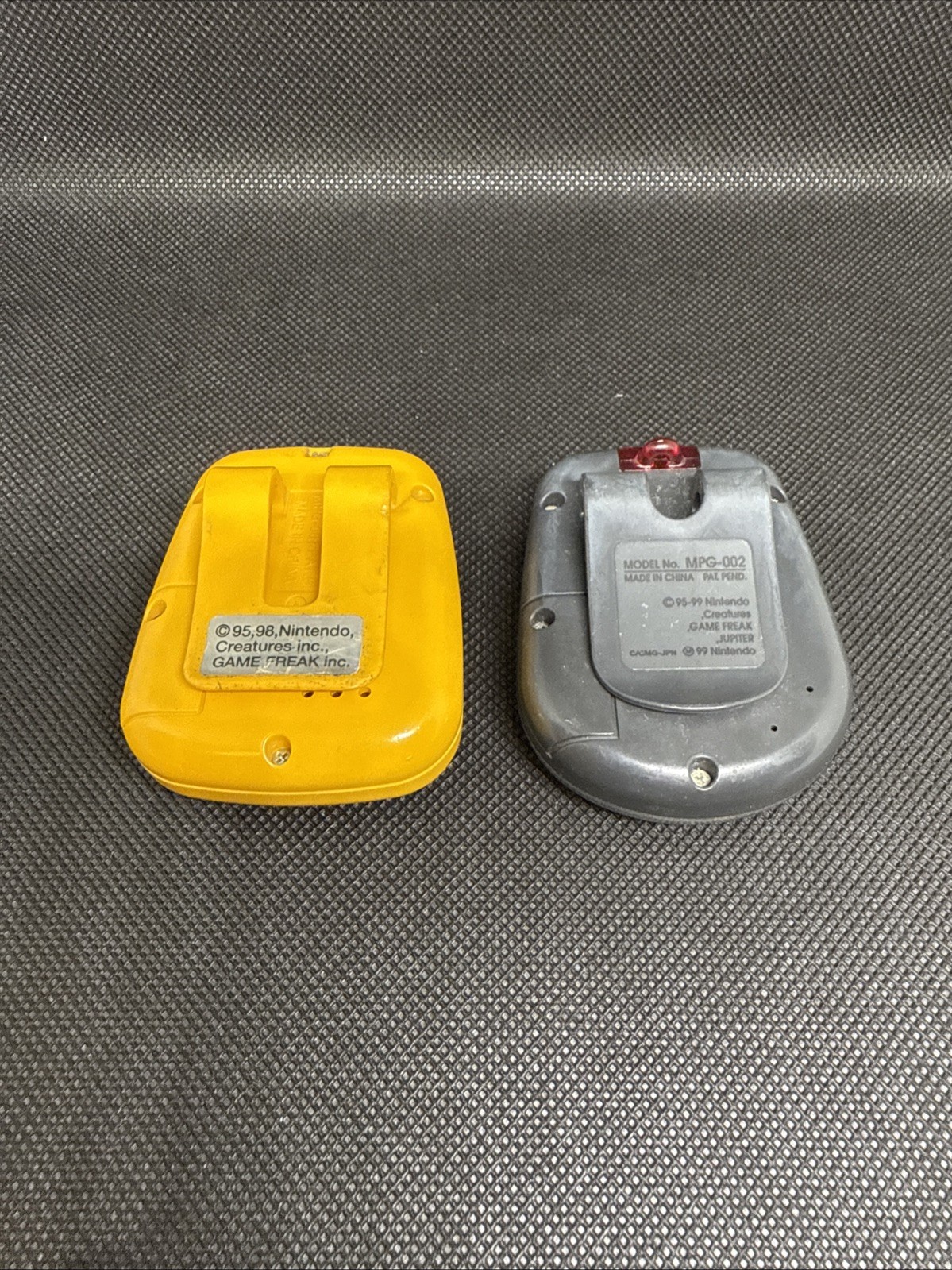 Pocket Pikachu Color Yellow ＆ Clear 2 set Pedometer Pokemon Used Tested Japan