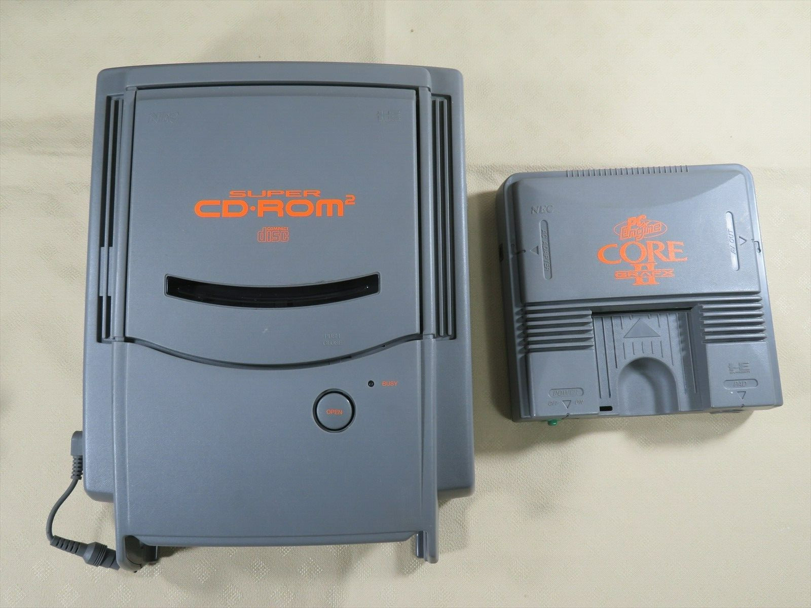 PC engine cdrom2 coregrafx II console NEC Japan game controller games Pc-Engine