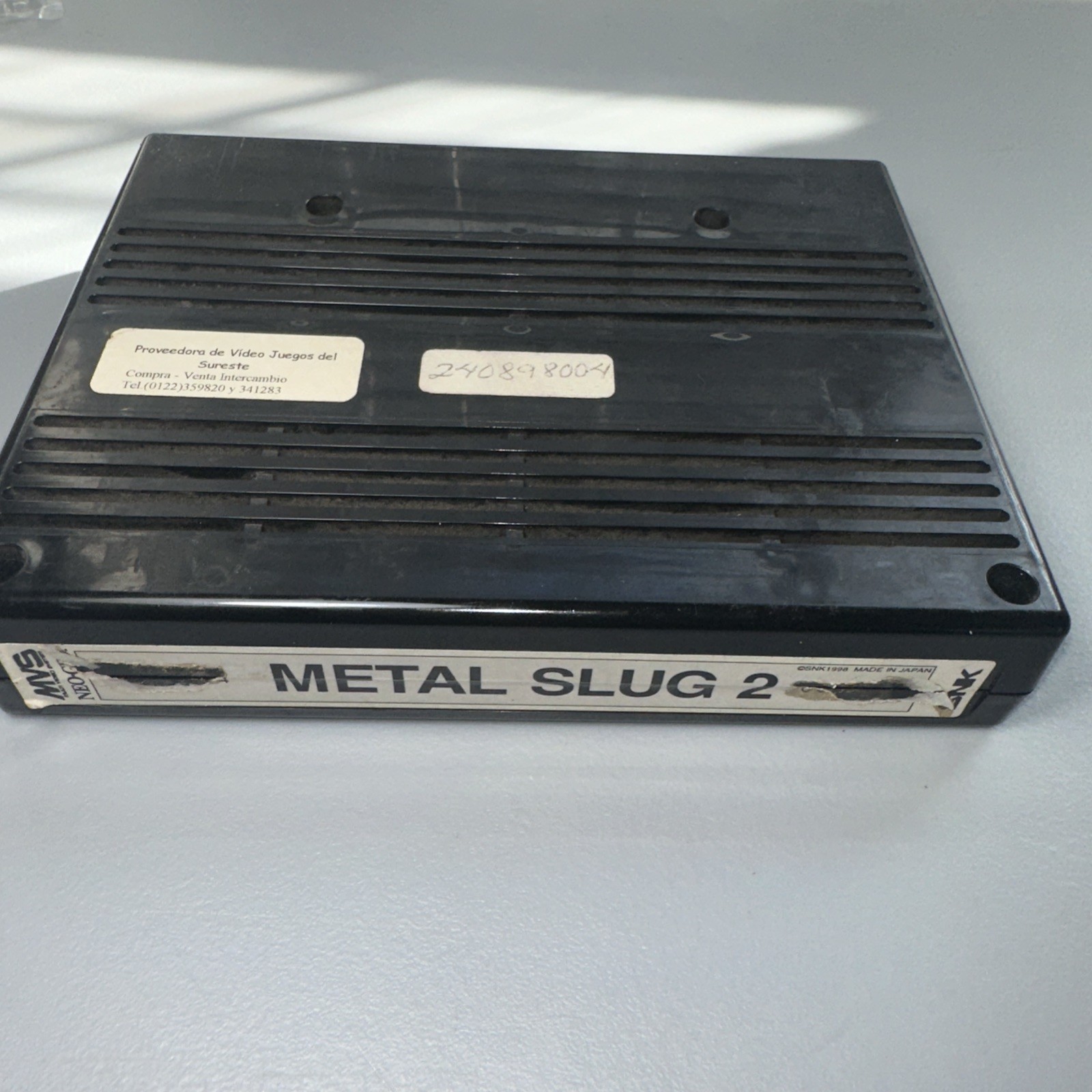 US Seller – Metal Slug 2 SNK Cartridge Neo Geo MVS -Original – Tested & working