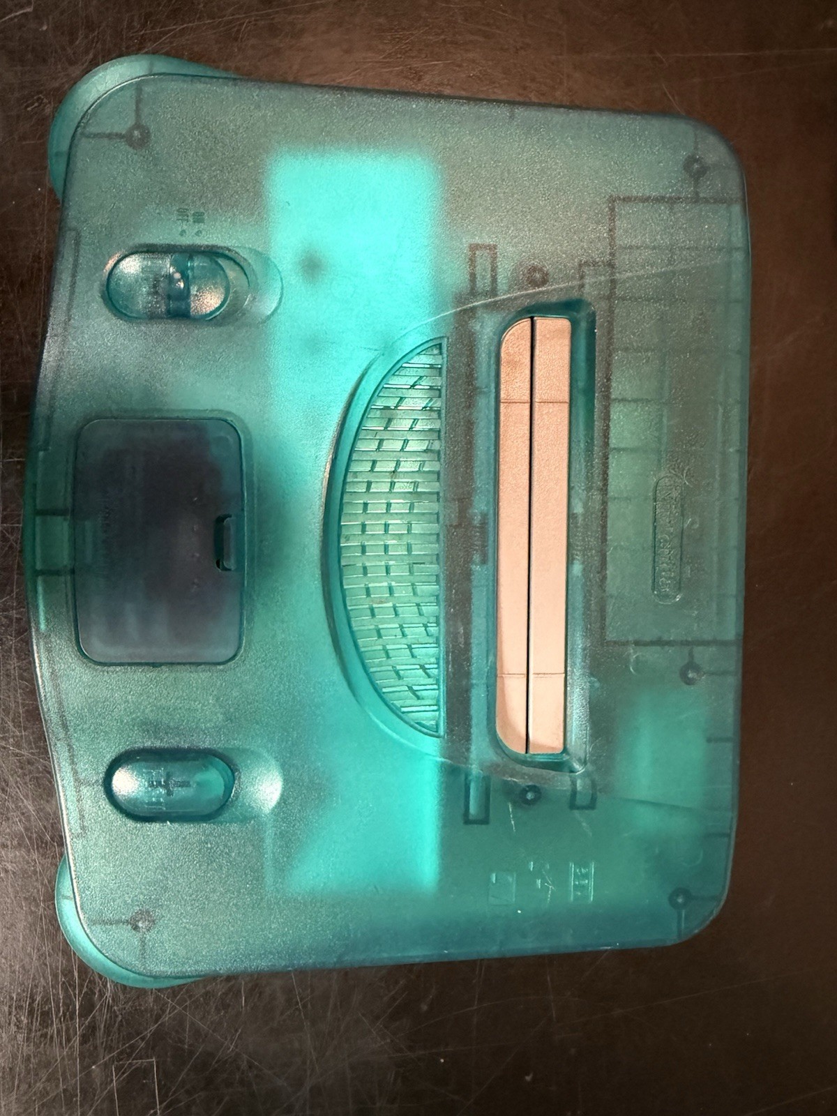 Nintendo 64 Clear Blue Ice Blue Console Only Tested Working Region Free!!!