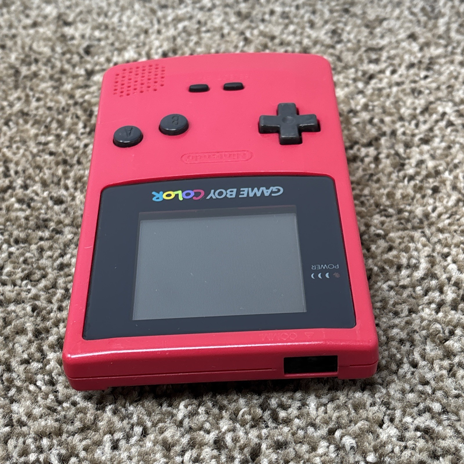 Nintendo Game Boy Color Handheld Game Console Pink Tested