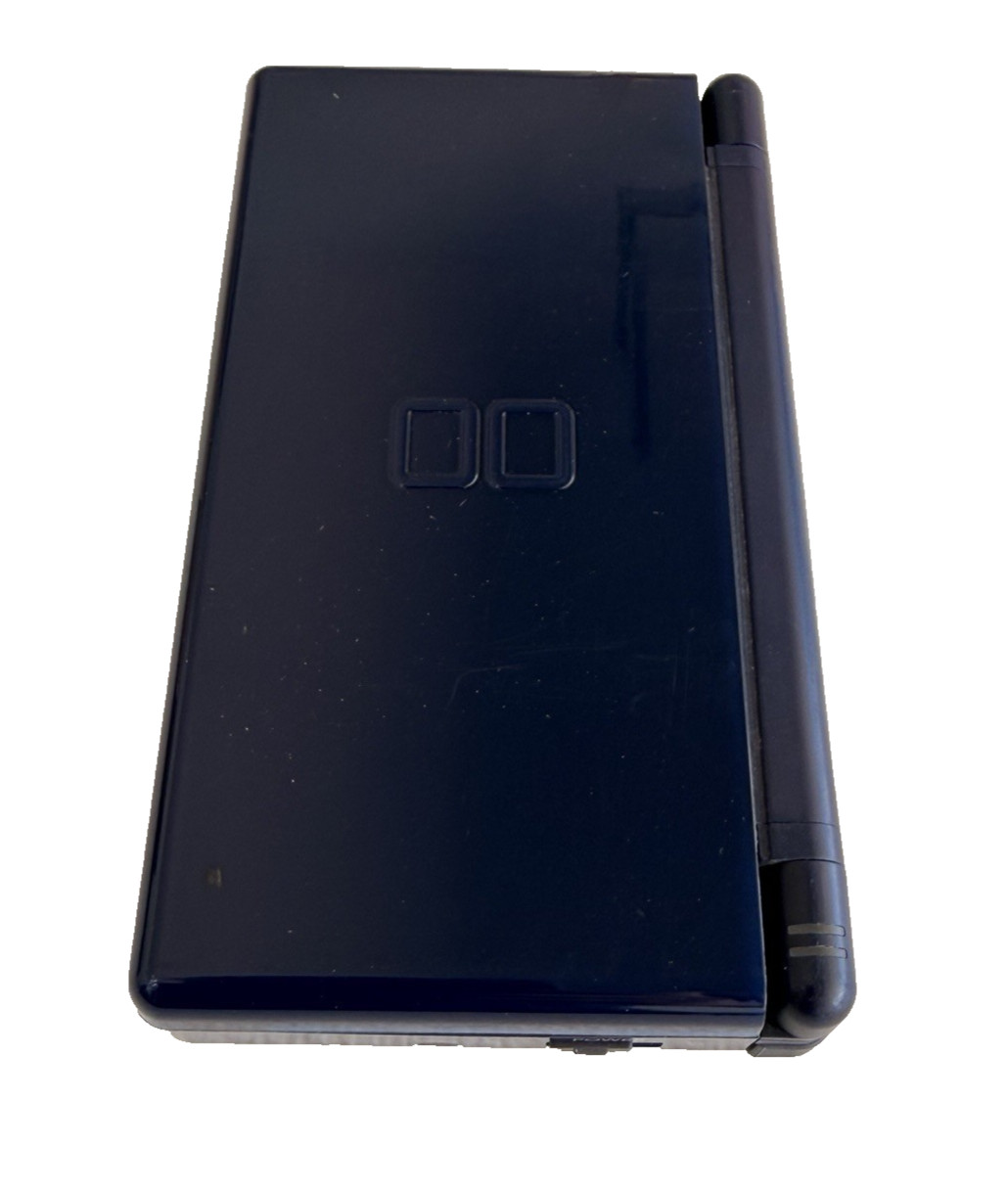 Nintendo DS Lite Handheld DSL Yellowed Screens Navy Blue DS Lite DSL Handheld