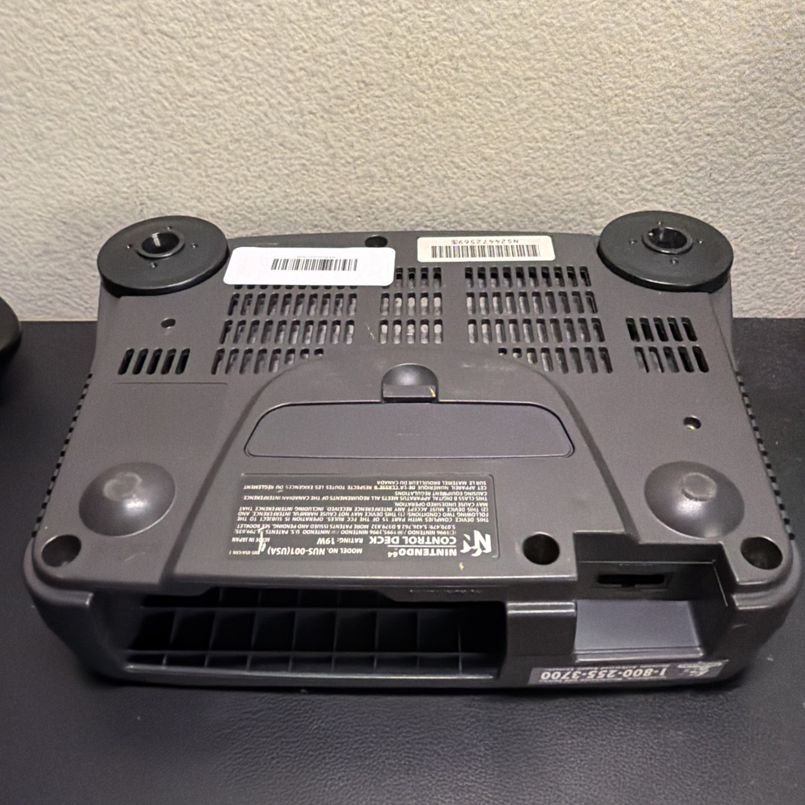 Nintendo 64 N64 Console Gaming System Only NUS-001 Black Console Only No Jumper