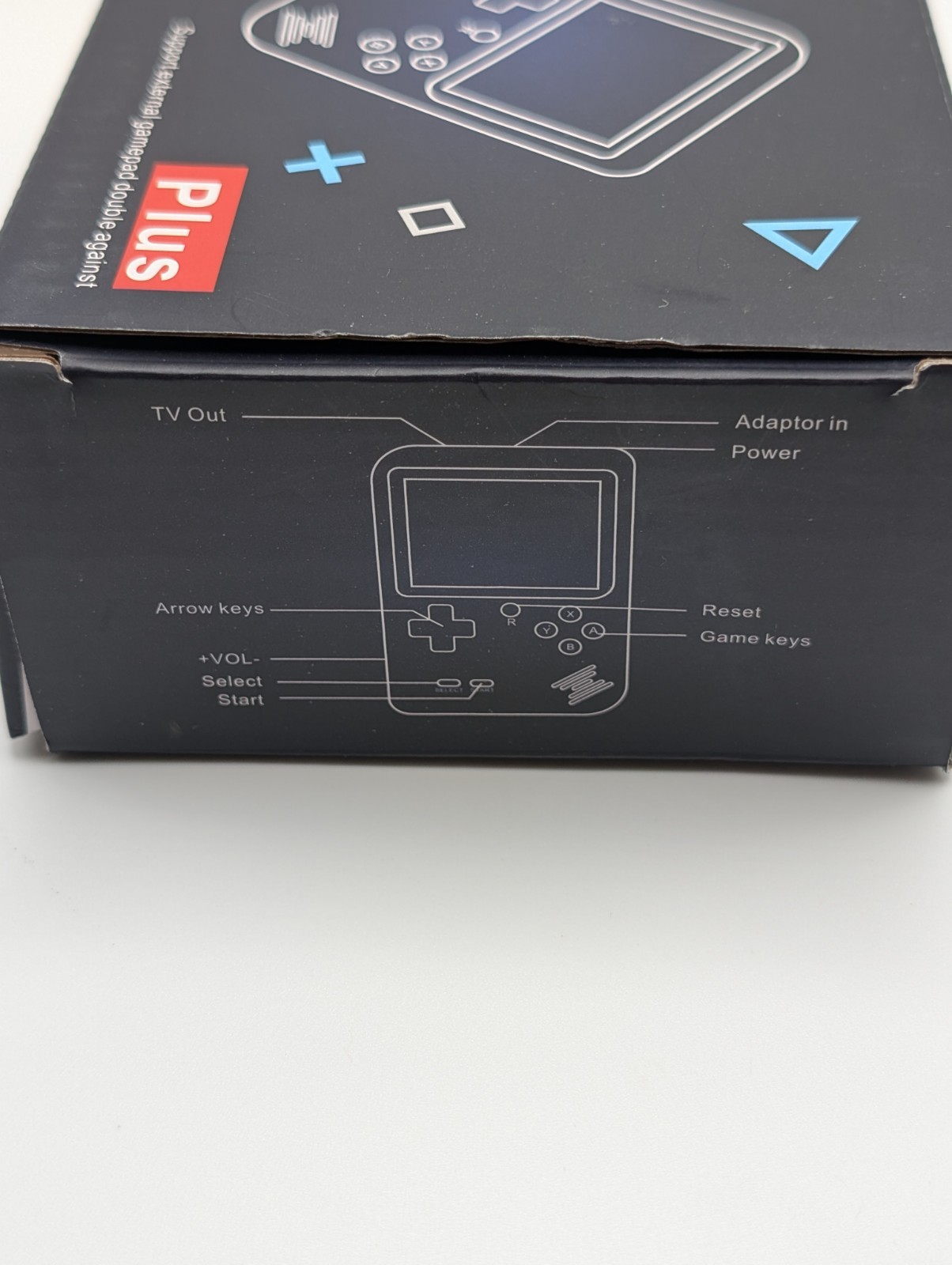 Plus Game Box 400 in 1 Plus Handheld Gamepad New in box BLACK