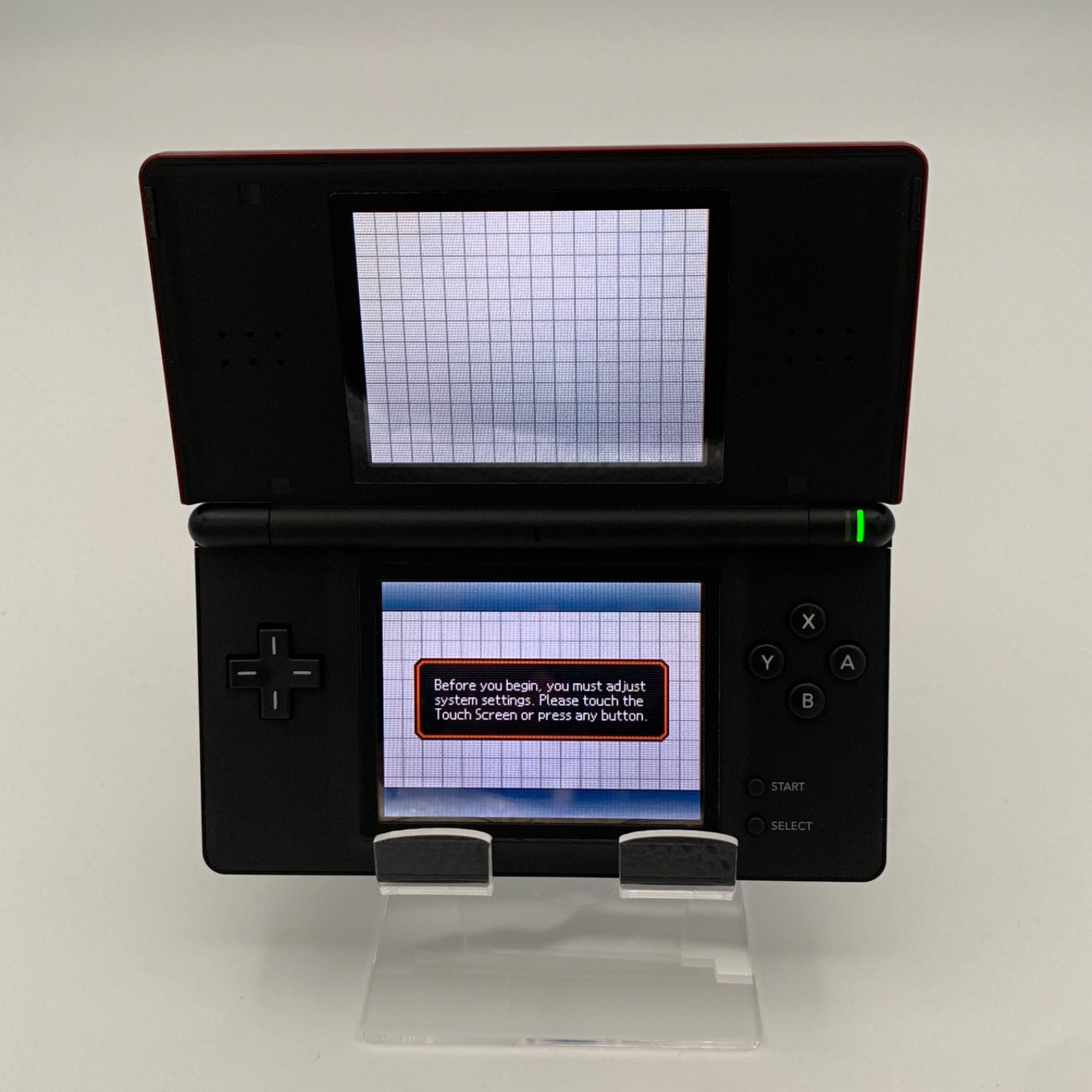 NINTENDO DS LITE RED CRIMSON USG-001: TESTED / WORKING
