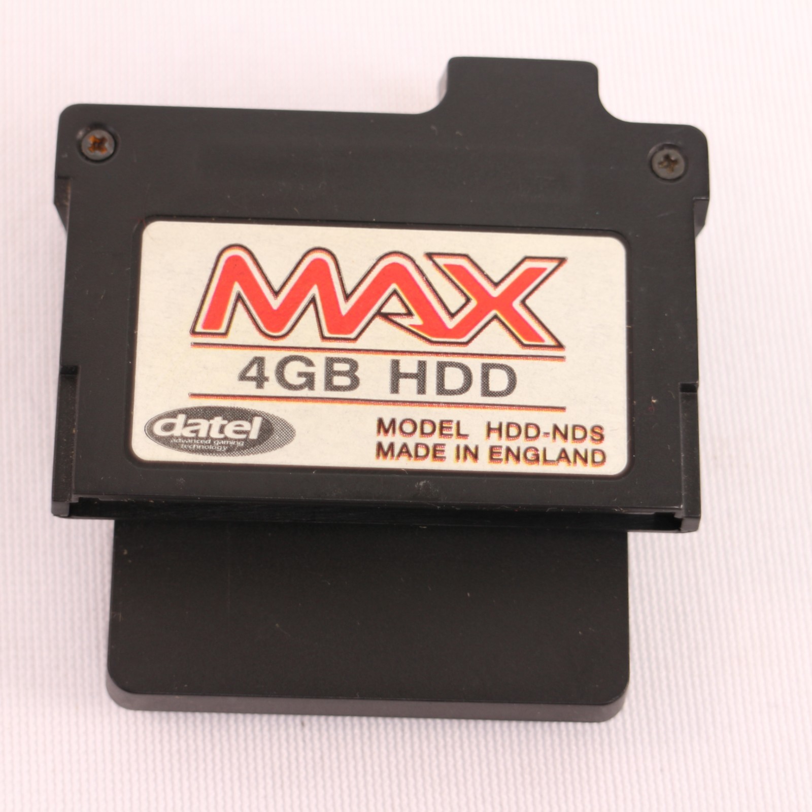 Datel Max HDD-NDS Media Player Cartridge Tested 4GB Hard Drive for Nintendo DS
