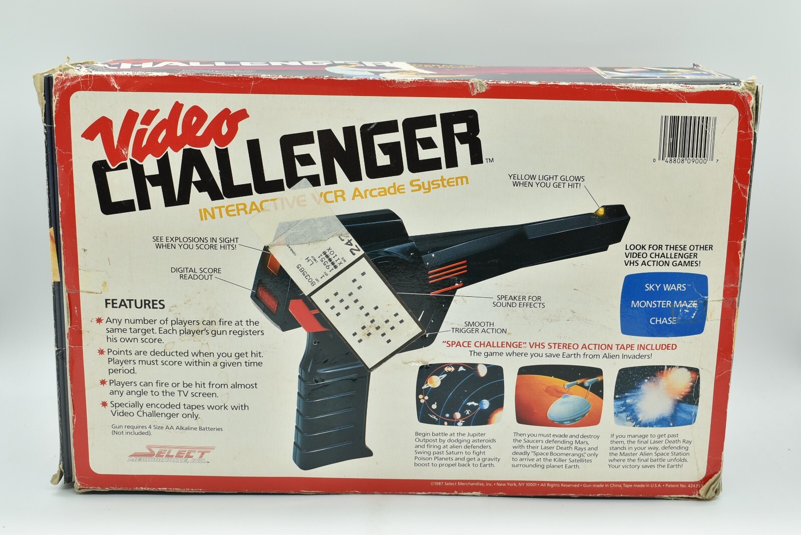 VTG Video Game – VIDEO CHALLENGER, Interactive VCR Arcade System, 1987, TESTED!!