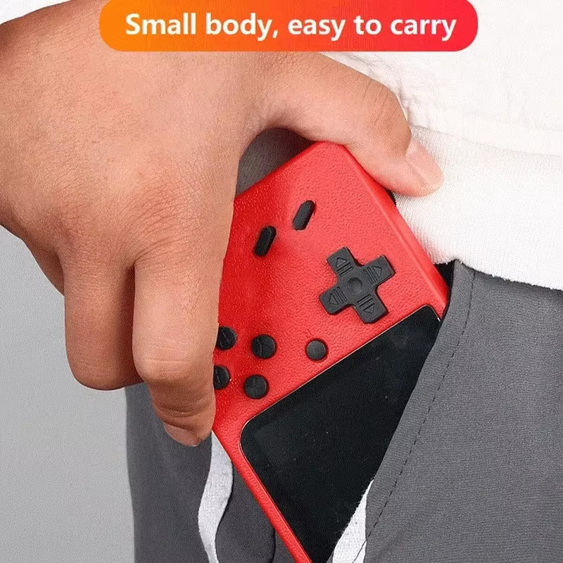 Retro Handheld Game Console 400 Games Rechargeable TV Output Kids Toy Gift