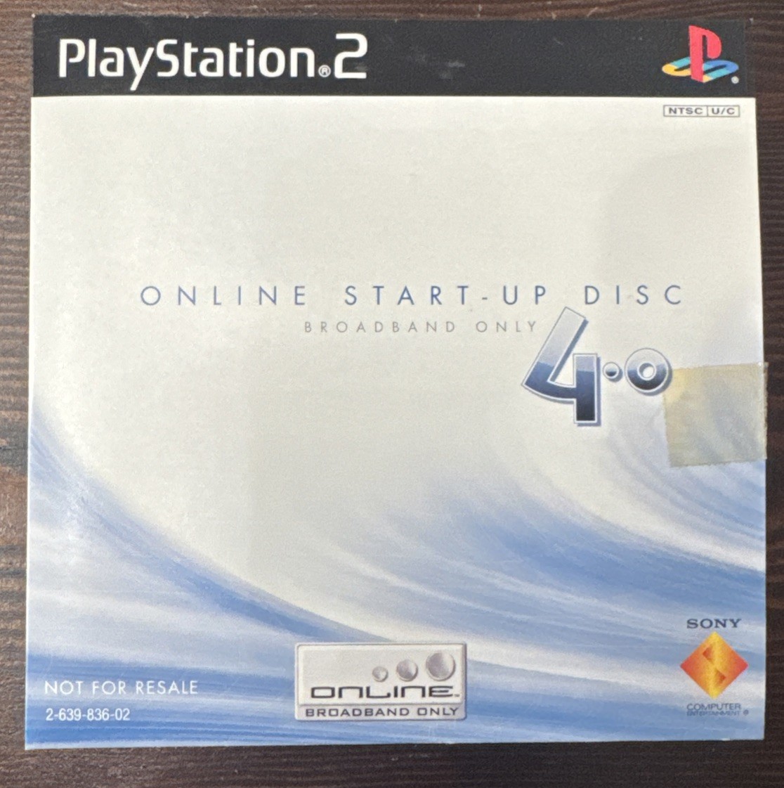 PlayStation 2 Bundle Instruction Manual, Online Start-up Disk 4.0 and 8MB Memory