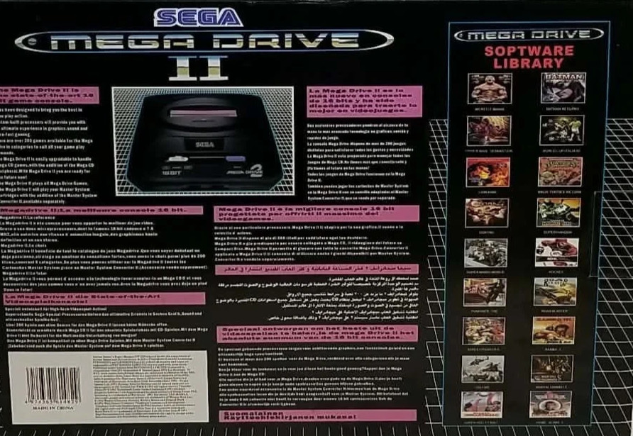 Sega Mega Drive II 2 Game Console ** New, Open Box * * Chinese Bootleg Clone PAL