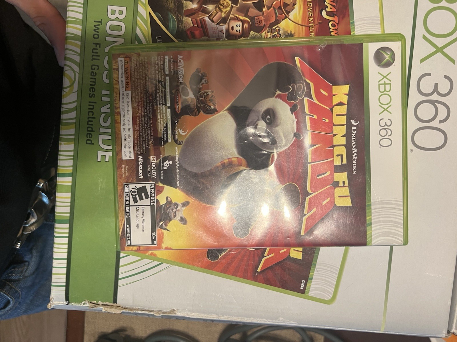 Microsoft Xbox 360 60GB White Console w/ Wireless Controller, Cables, Games