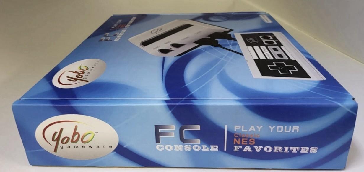 Yobo Fc Console Video Game System-play NES 8 Bit Nintendo Games Black&White NEW!