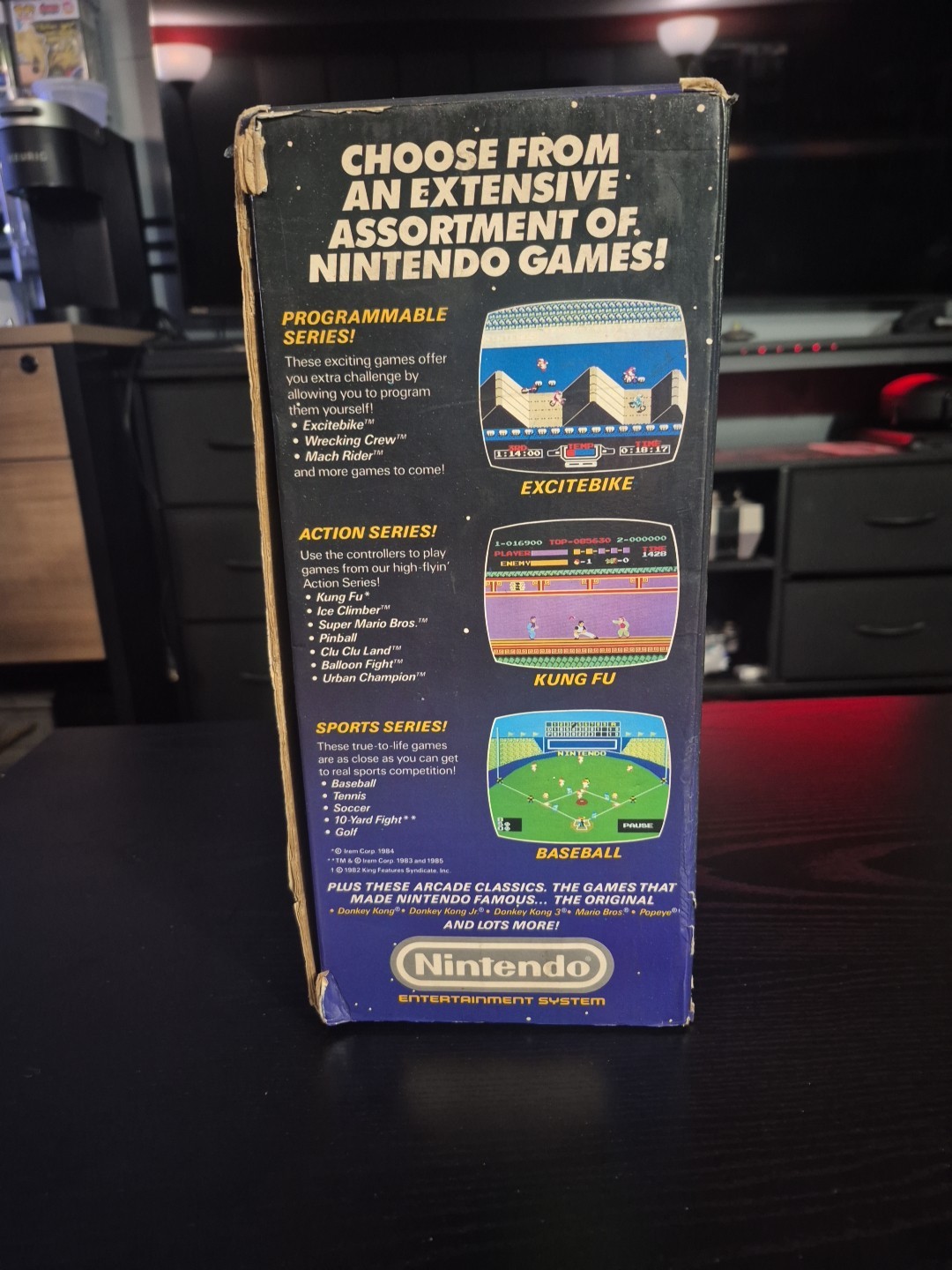 NES Nintendo Control Deck Console CIB with super Mario bros 5 screw version