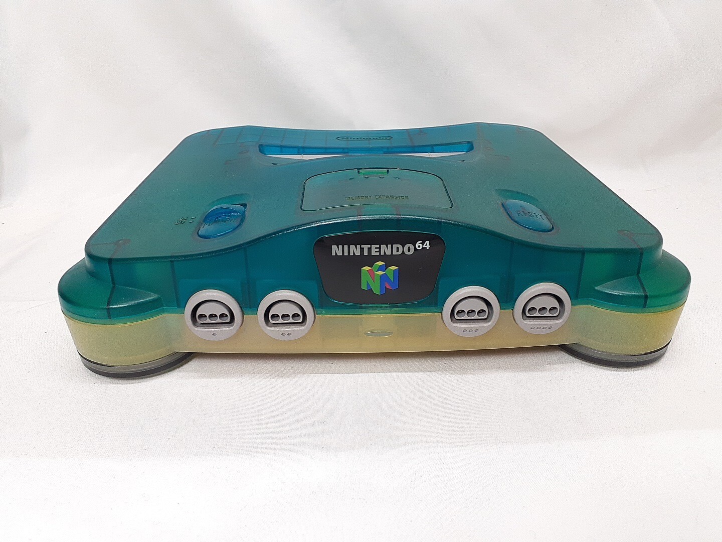 Nintendo 64 Clear Blue Console S-video cable set Region Free N64 Tested