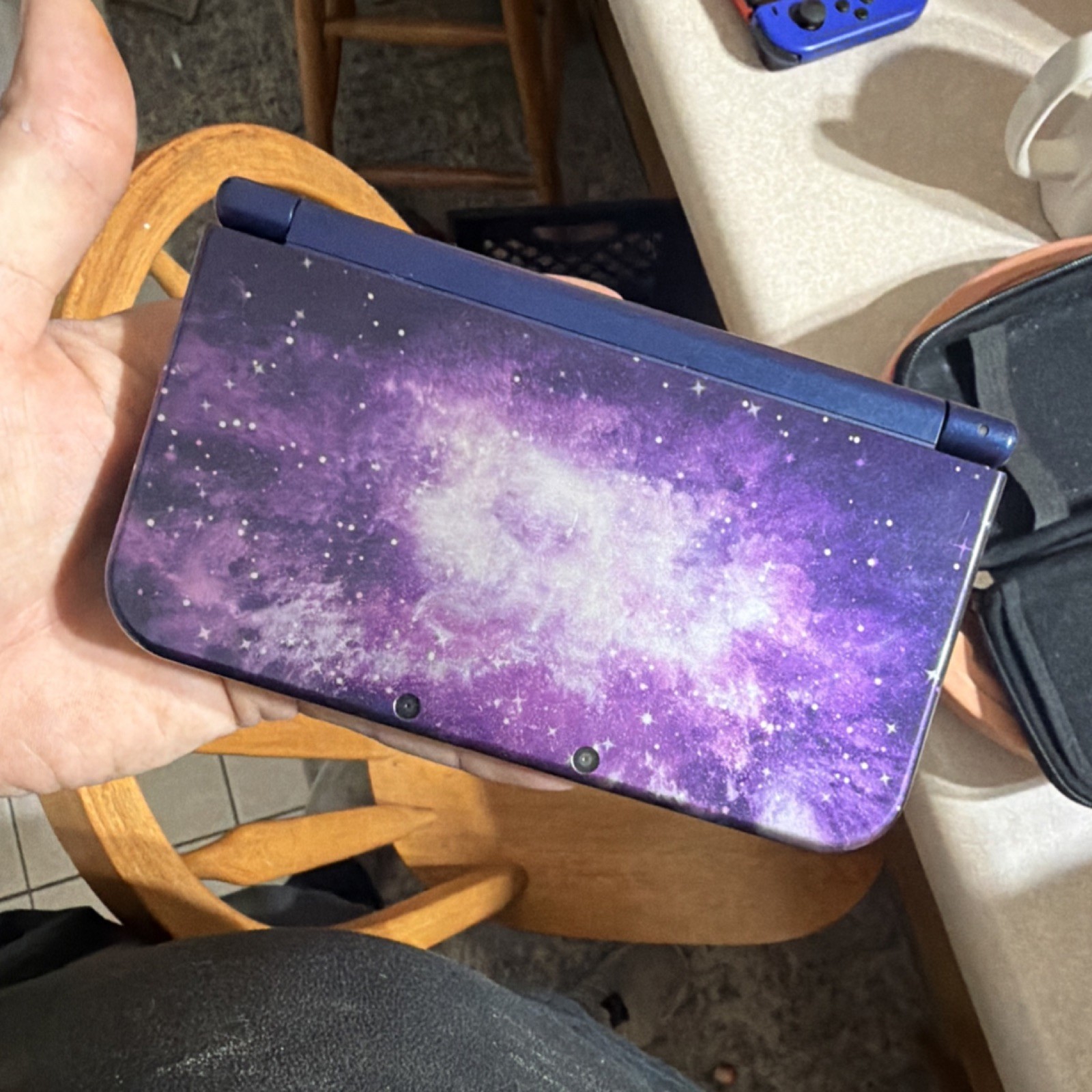 Nintendo New 3DS XL Galaxy Purple Blue 3D Audio Technology Handheld Console