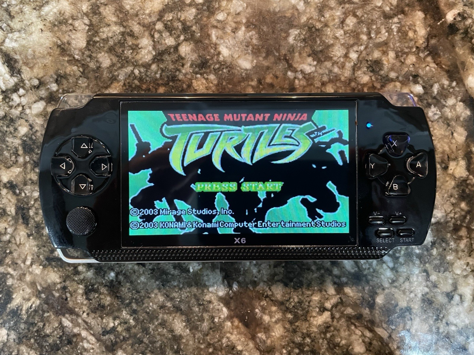 8gb X6 Hand Held Game Console with Exclusive Games