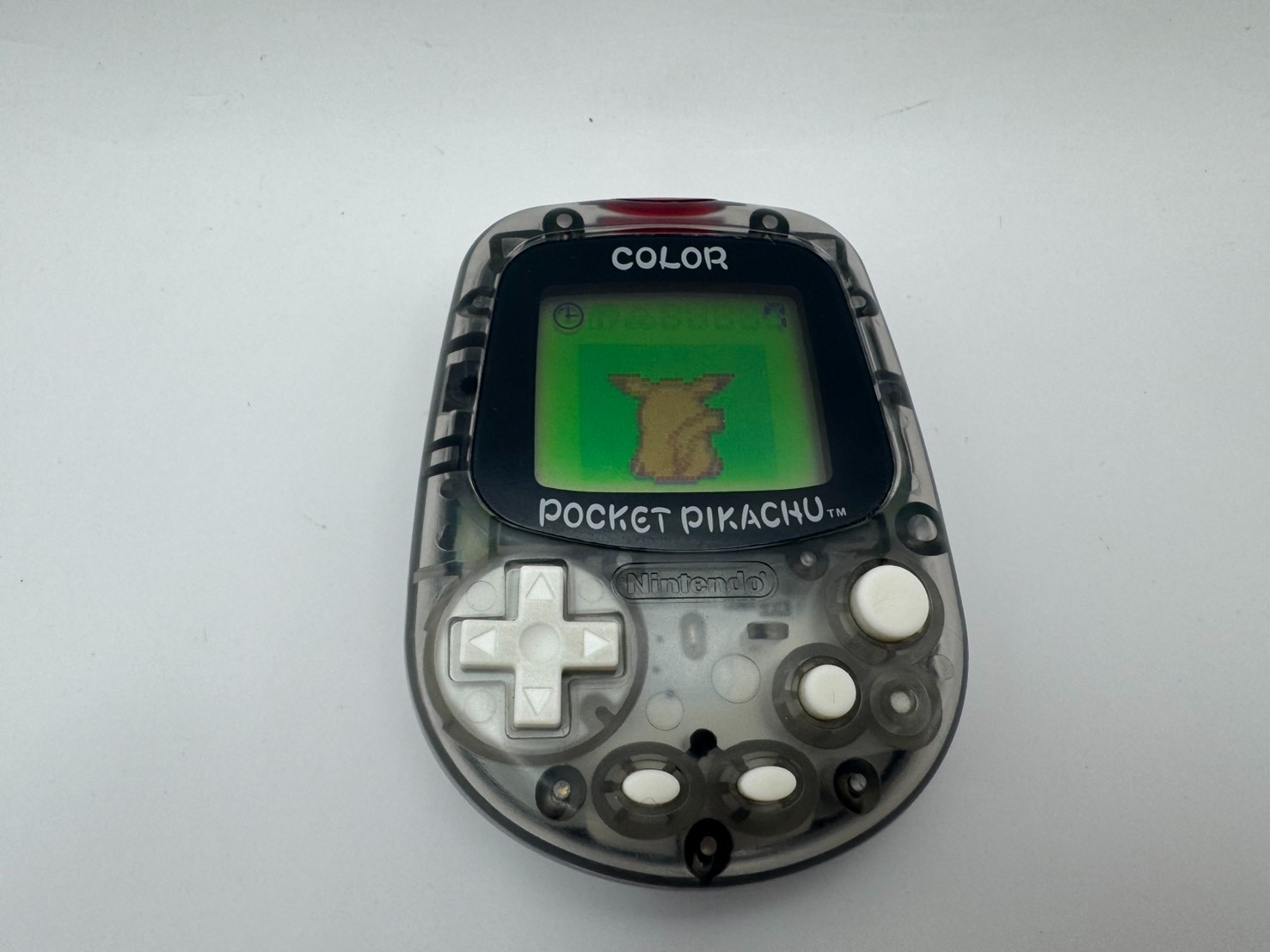 Pocket Pikachu Color &Clear Pedometer Pokemon Manual Japan Tested IR Untested