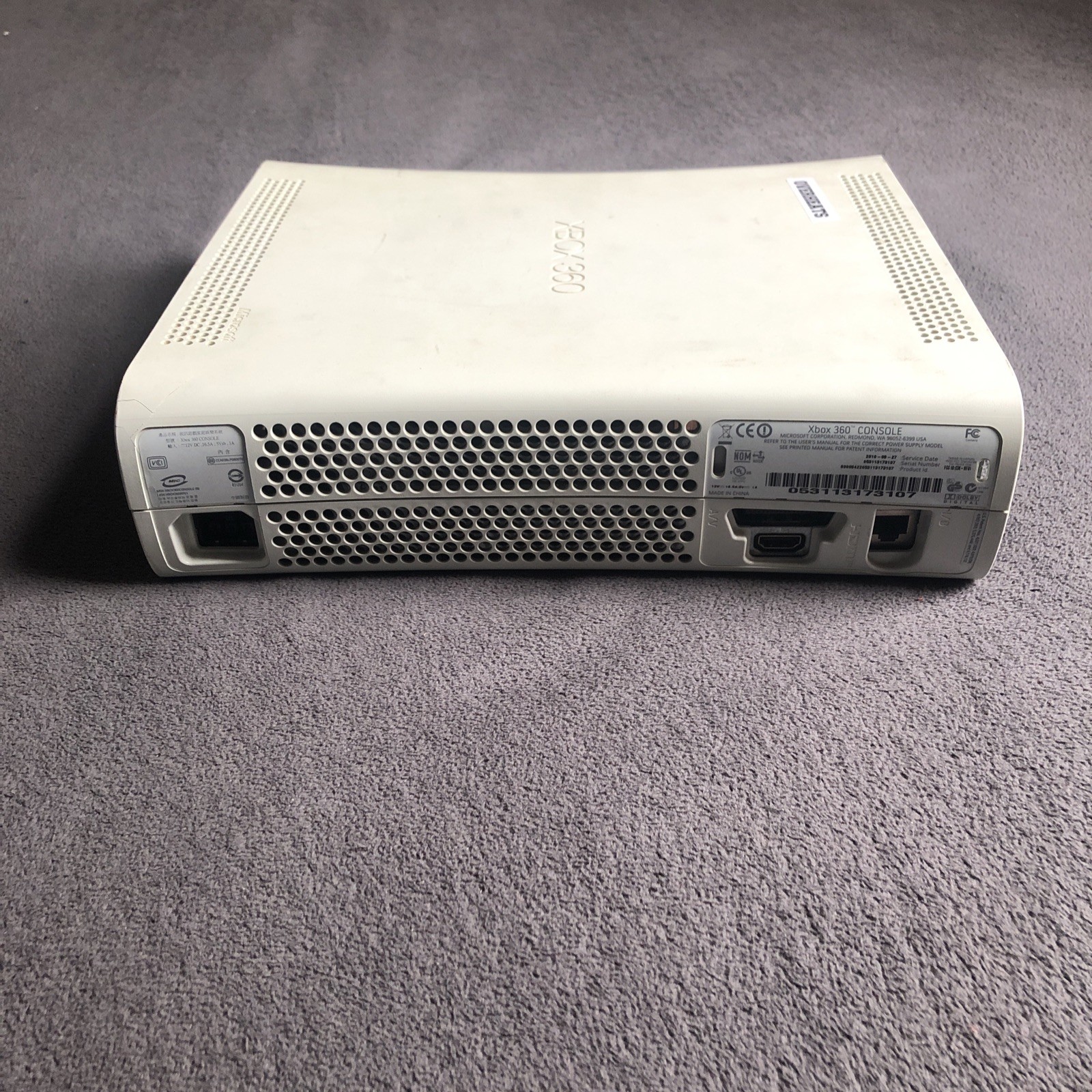 Microsoft Xbox 360 Pro Console Serviced Zepher 2010 – OVERHEATS