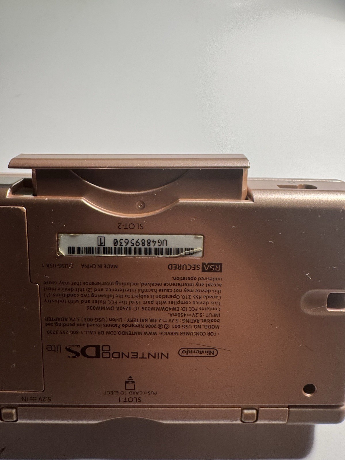 Nintendo DS Handheld System Pink Charger Included