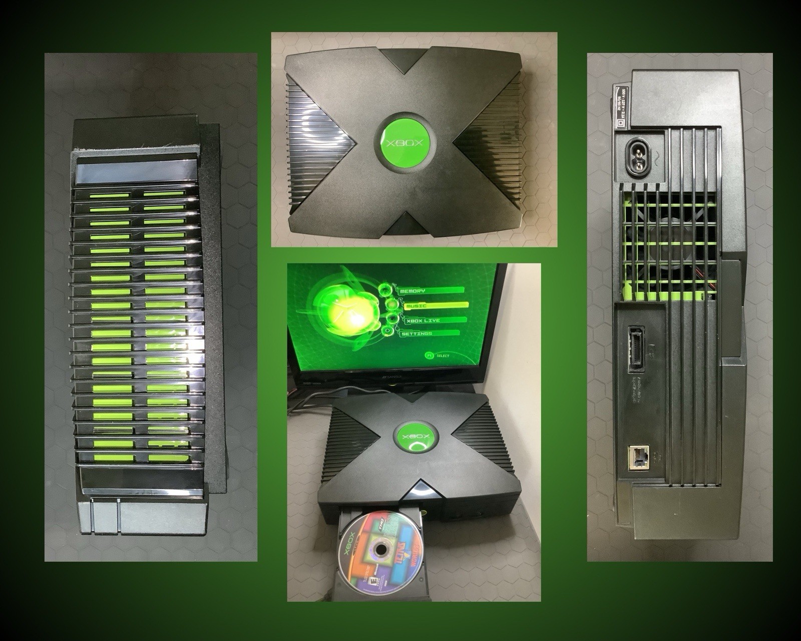 012 Xbox Original Console W/ Hitachi Drive, New Laser & New Drive Belt