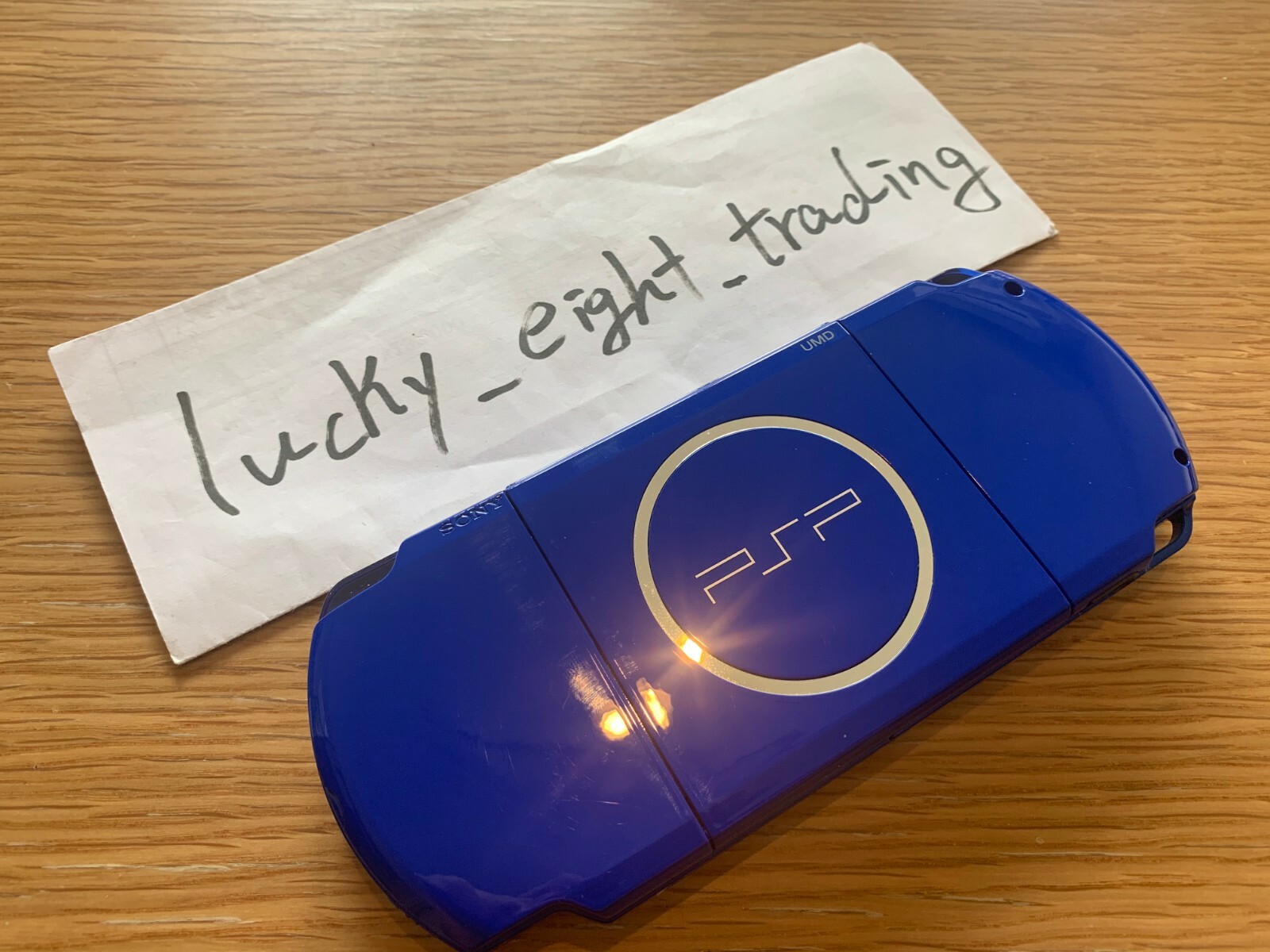 PSP 3000 White Blue Hunters Pack Monster Hunter Console Charger [CC]