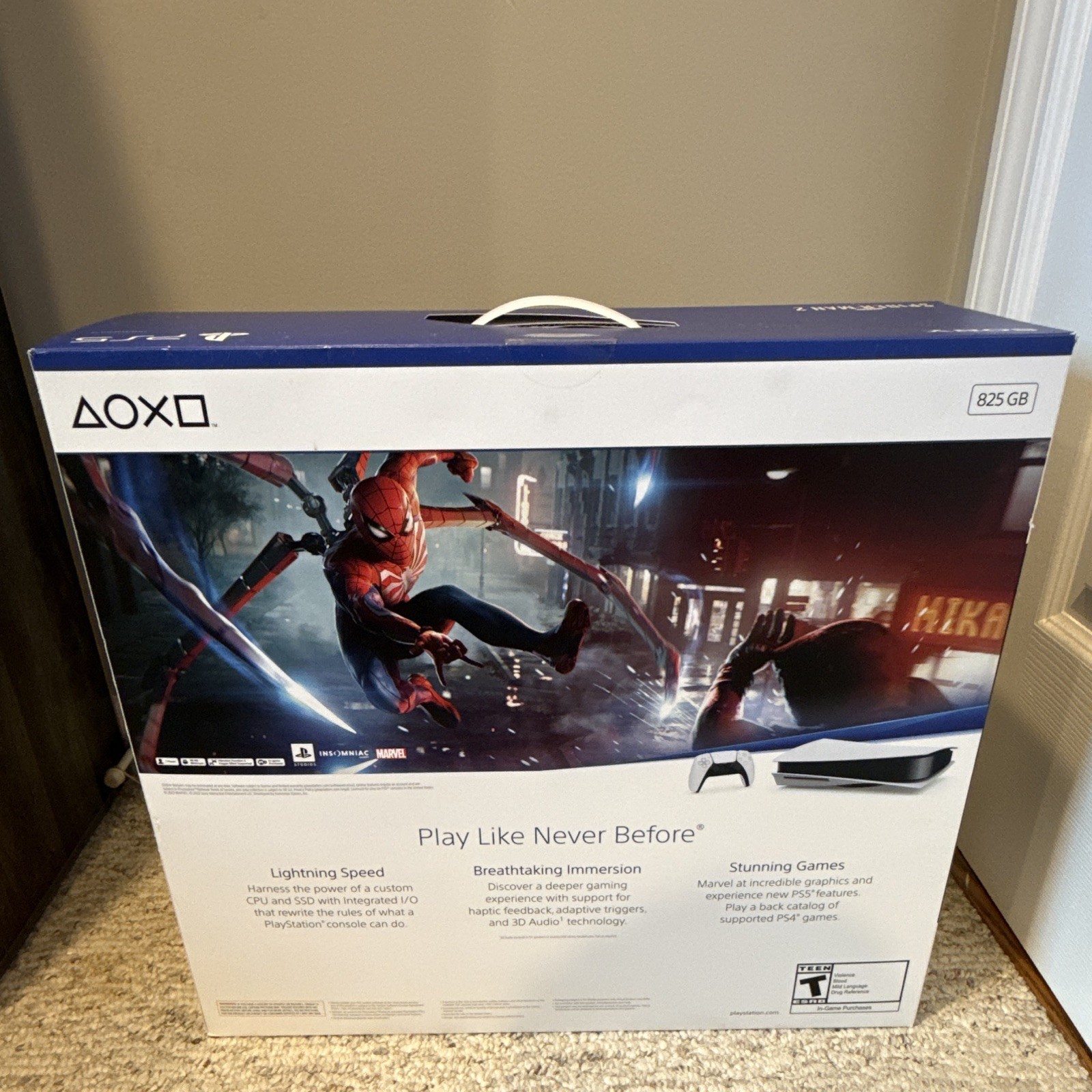 Sony PlayStation 5 Spider-Man 2 Bundle 825GB Disc Edition BRAND NEW NEVER OPENED