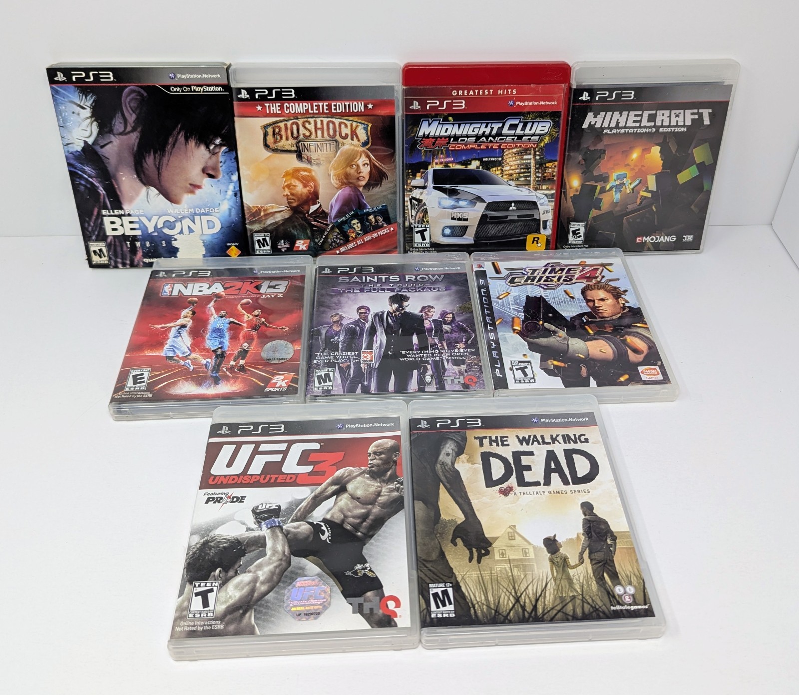 PlayStation 3 PS3 Slim 160GB Console Bundle w 10 Games – Time Crisis 4 – Tested!