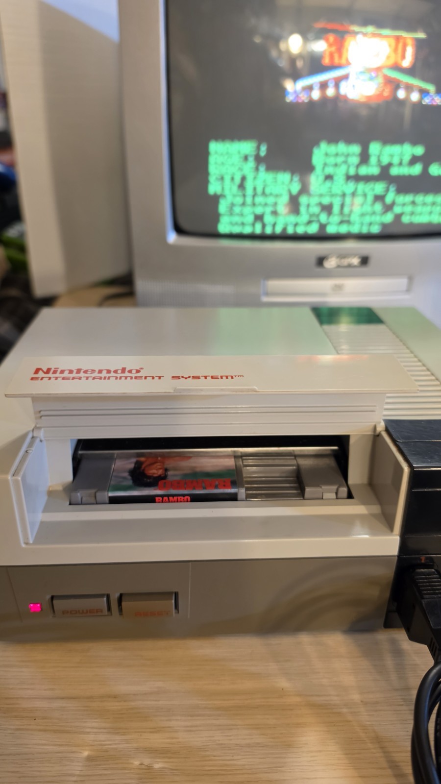 Nintendo NES Action Set Home Console Lot 4 Games – Tested And Works, Read D