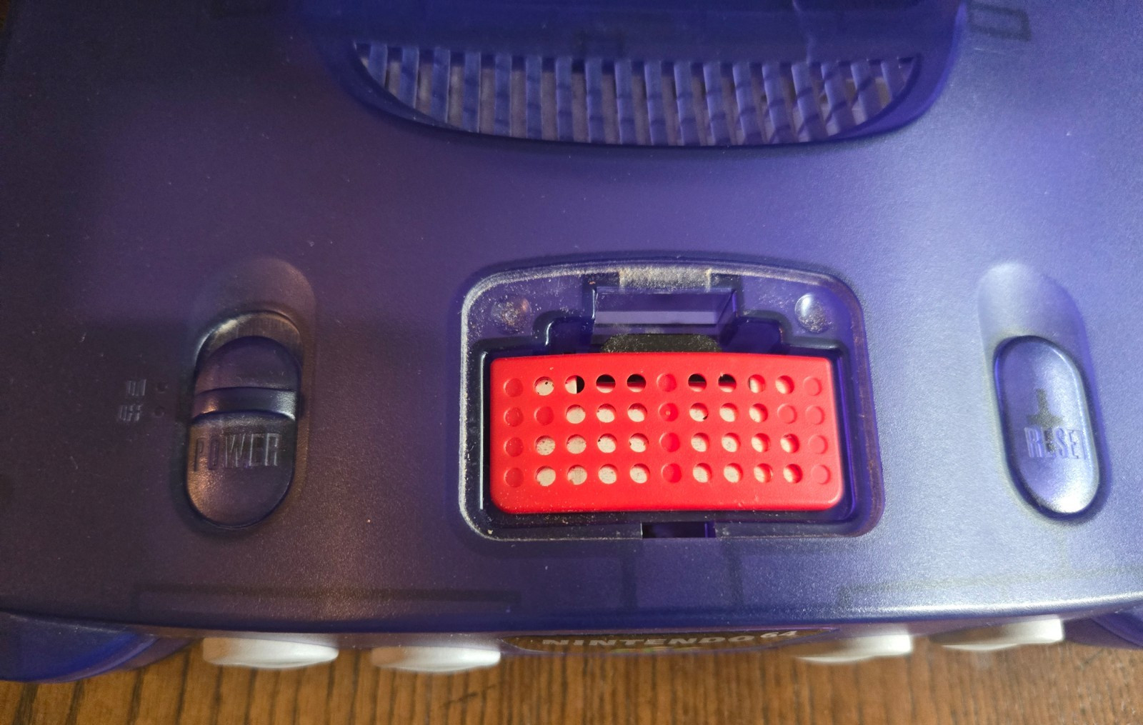Nintendo 64 N64 Midnight Blue Console NUS-001 With Atomic Purple Controller