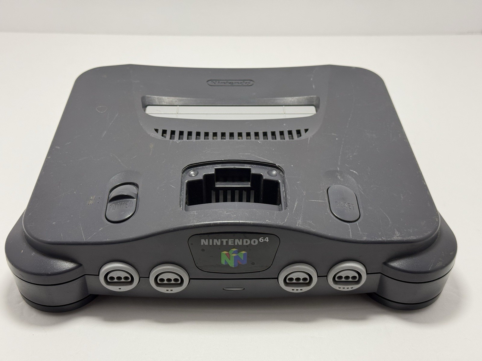 Nintendo 64 N64 Console Only NUS-001 Black No Jumper Pack, Tested & Works!