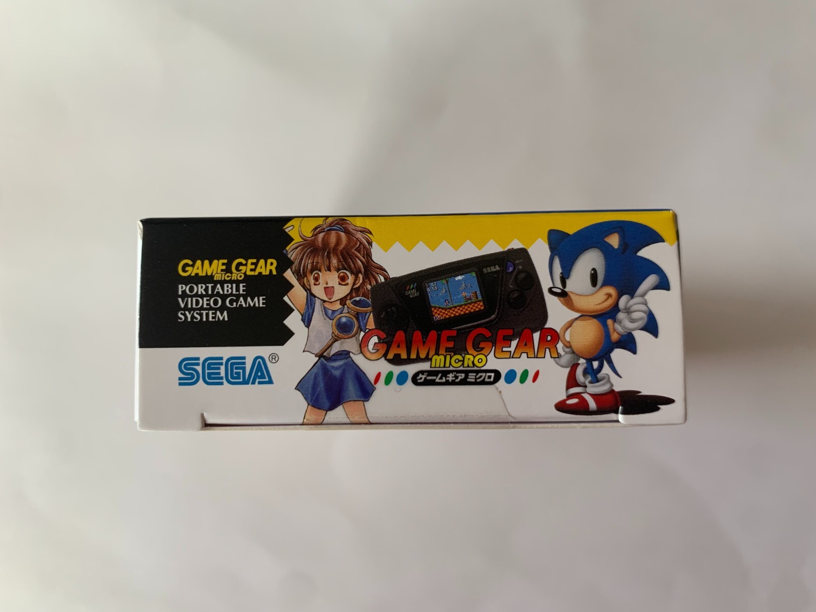 [Factory-Sealed NEW] SEGA Game Gear Micro Black +4 HCV-3276 Japan Free Shipping