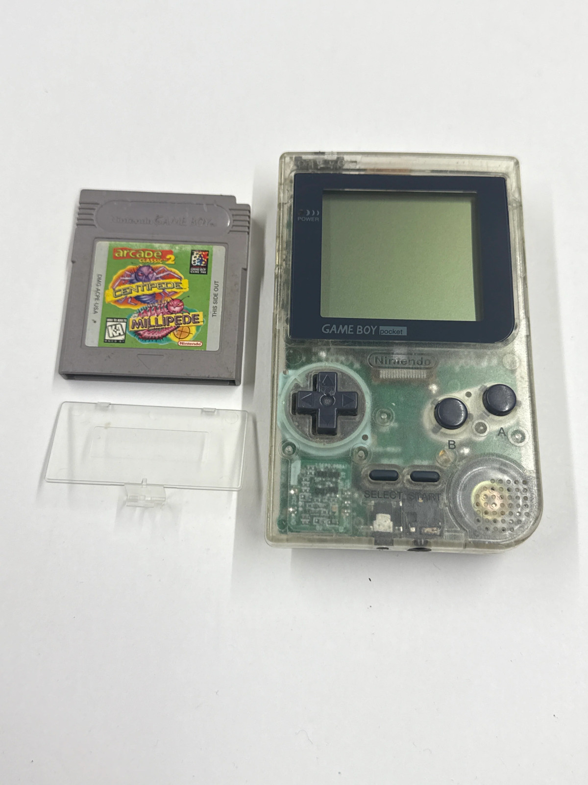 GB – Pocket Console Clear Transparent Nintendo Pocket Tested #2908