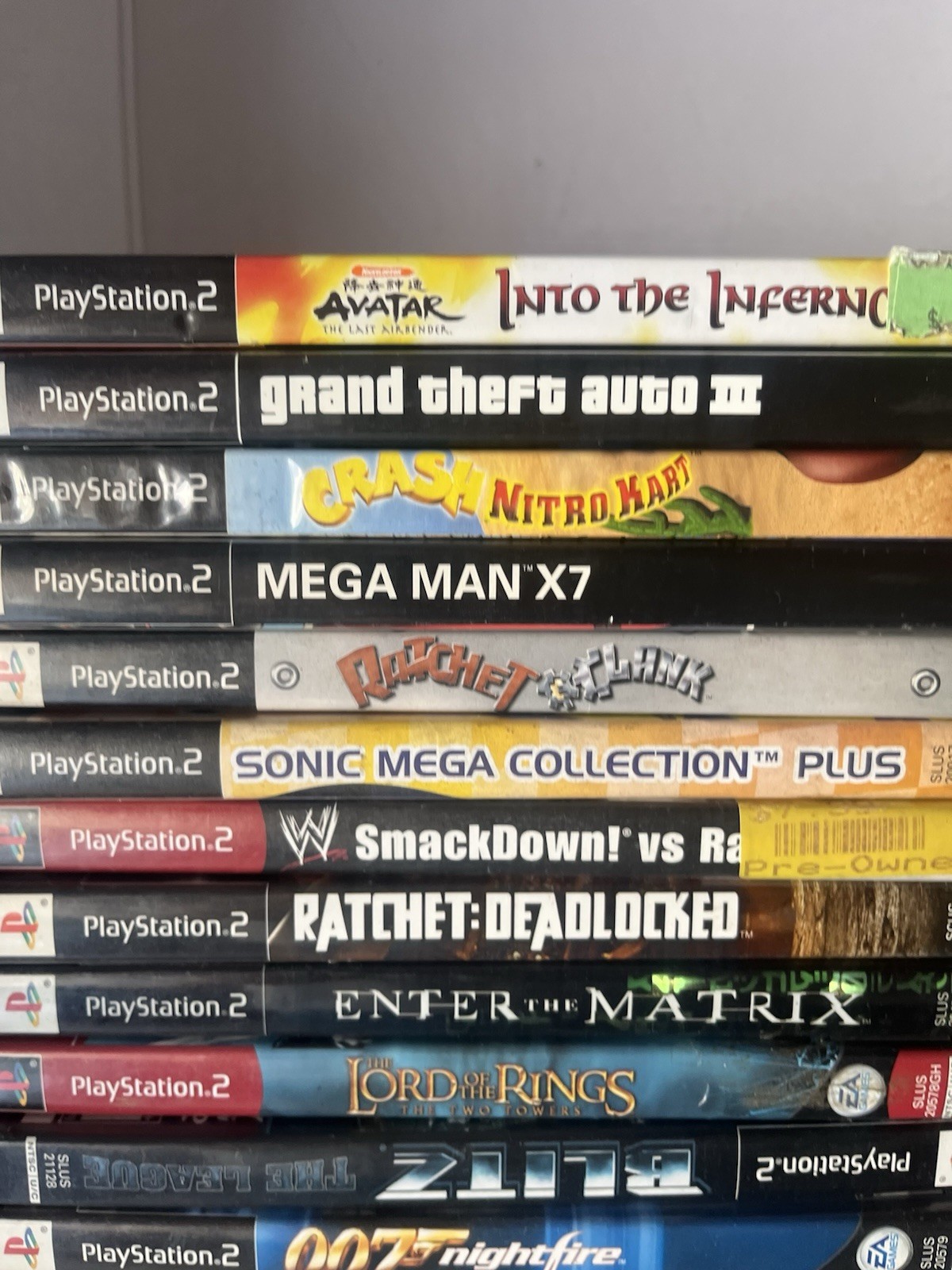 Sony PlayStation 2 Fat Console PS2 Bundle with Over 20 Games/ No Controllers