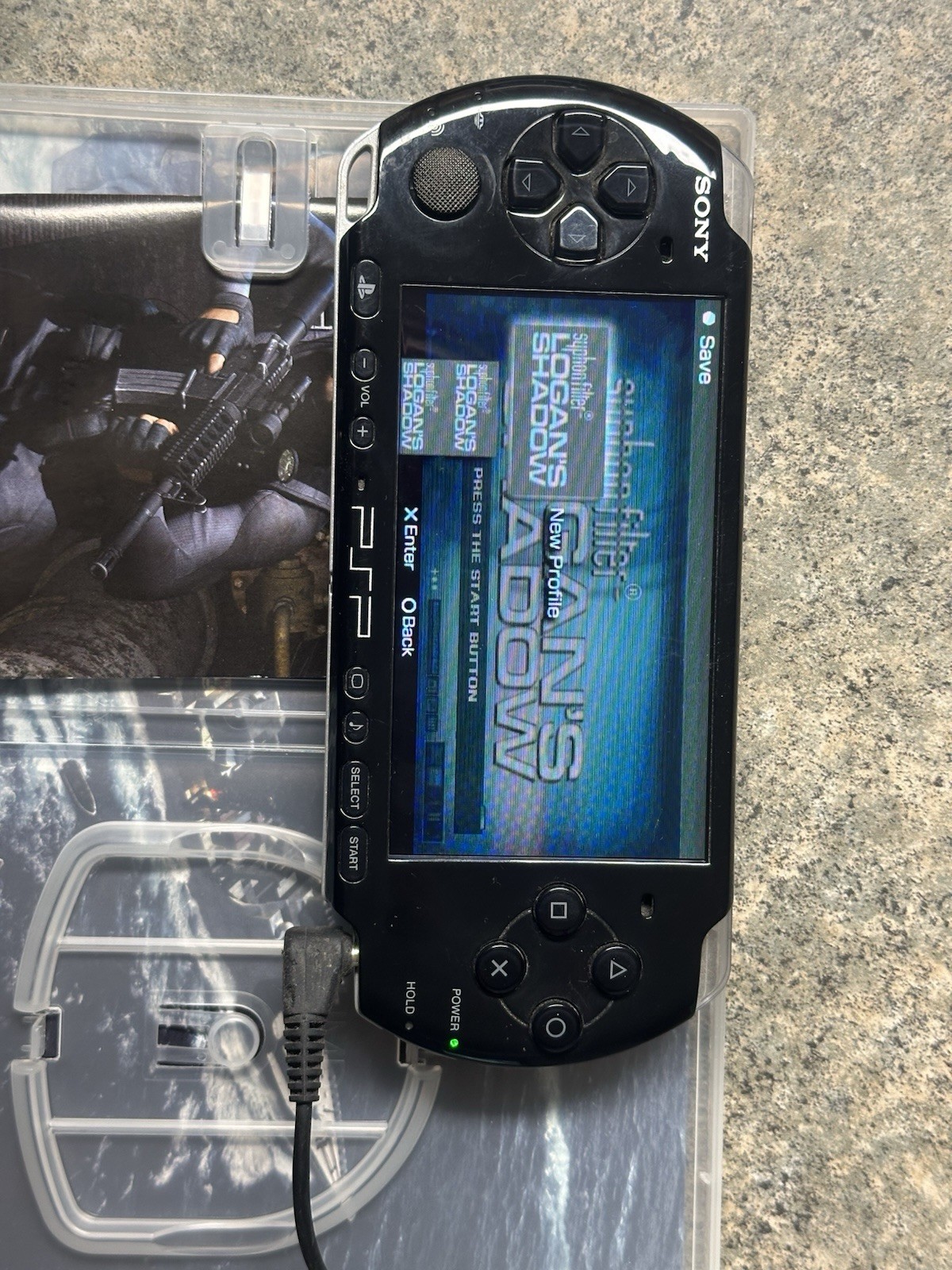 Sony PSP-3001 PlayStation Portable Console w/ Charger & Games Working, Read