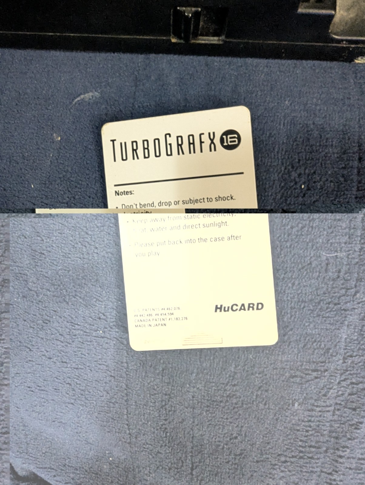 TURBOGRAFX 16 SYSTEM CONSOLE ONLY HES-TGX-01 BLACK NEC GENUINE OEM
