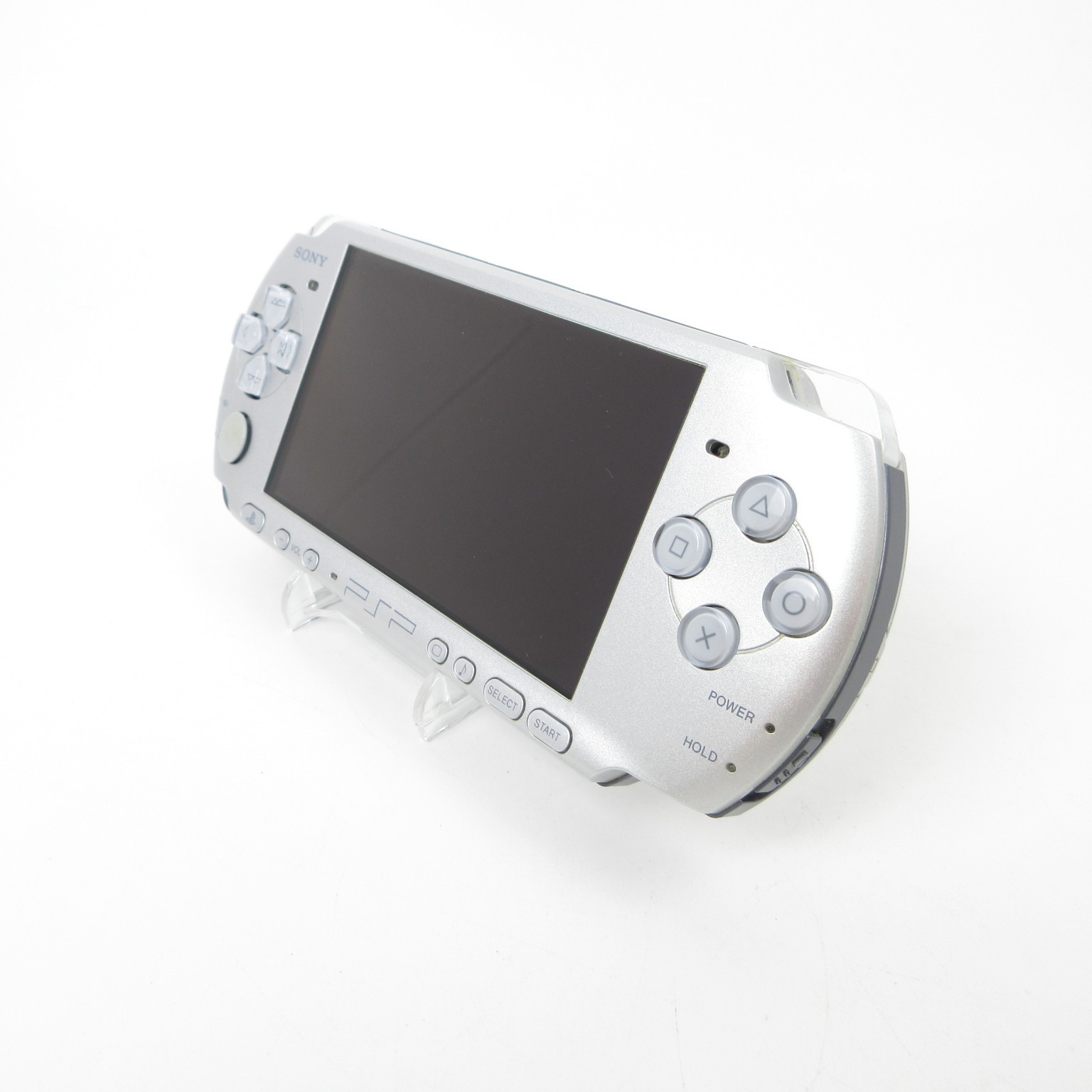 【Excellent】Sony PSP-3000 Mystic Silver Console No Battery Japan Ver. #TOY0516/04