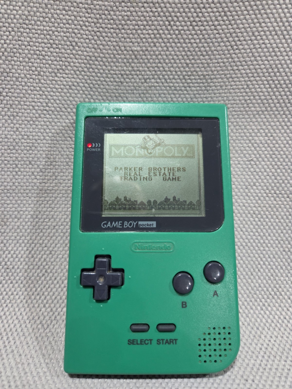 Nintendo GameBoy Game Boy Pocket Green Console Only MGB-001 Tested Working