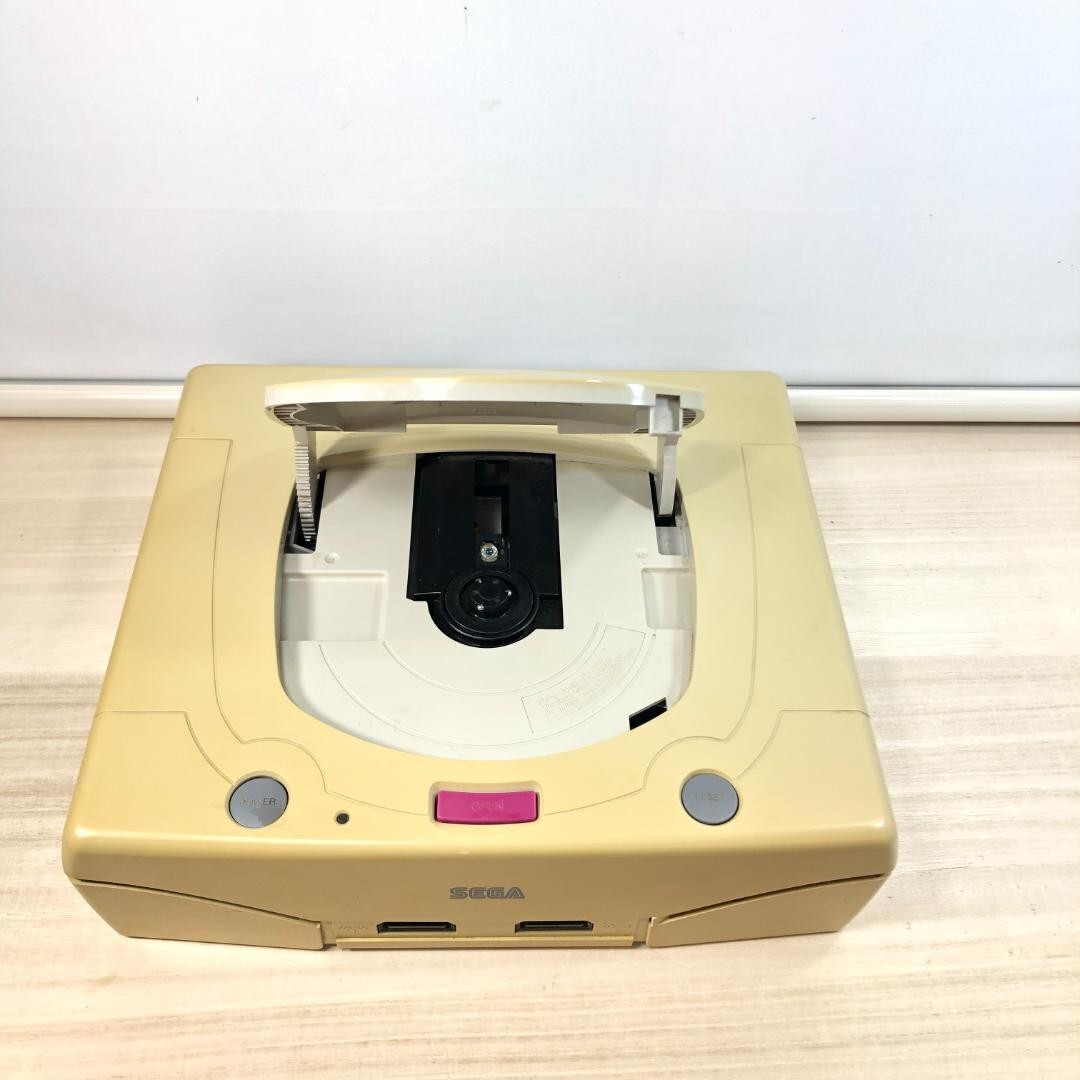 Sega Saturn Console White HST-3220 confirmed working Japanese Version Tested