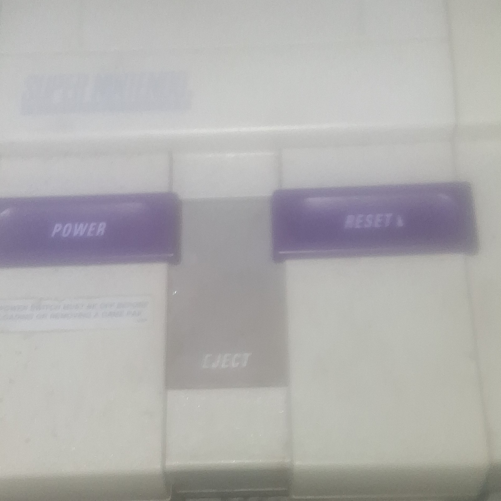 Nintendo Super Nintendo Entertainment System SNES Console Gray/Purple