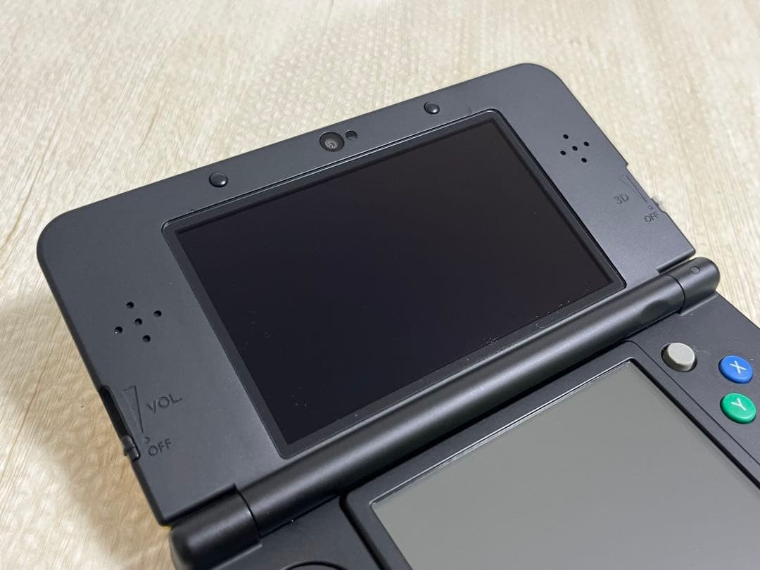 New Nintendo 3DS Black Console Style Japanese Ver Yellow Kisekae face Plate Set