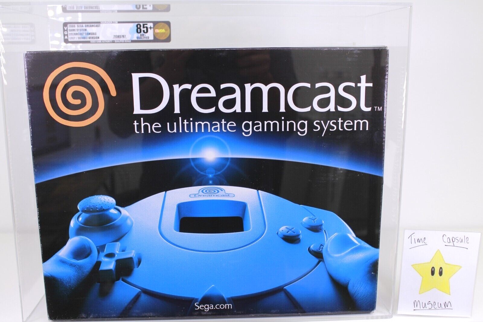 Sega Dreamcast Grey Console System New Qualified WATA VGA Grade 85+ Q MINT NIB