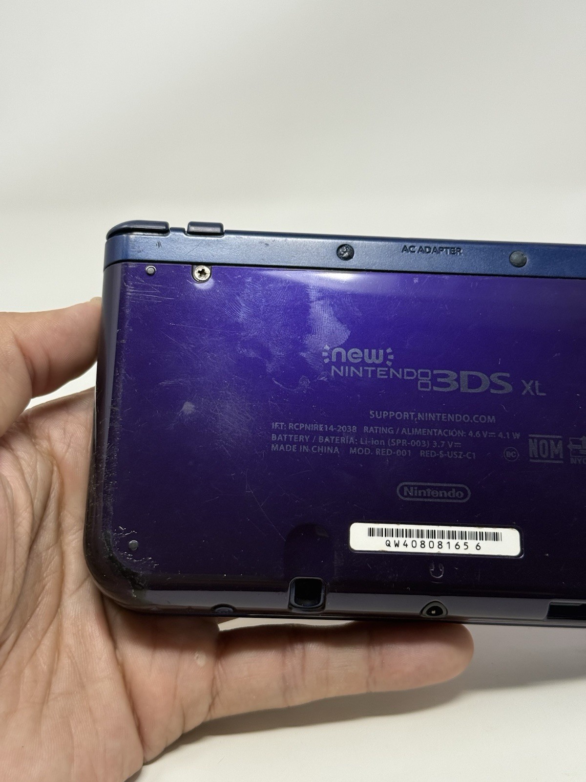New Nintendo 3DS XL Galaxy Edition Handheld System w Charger US Edition Tested